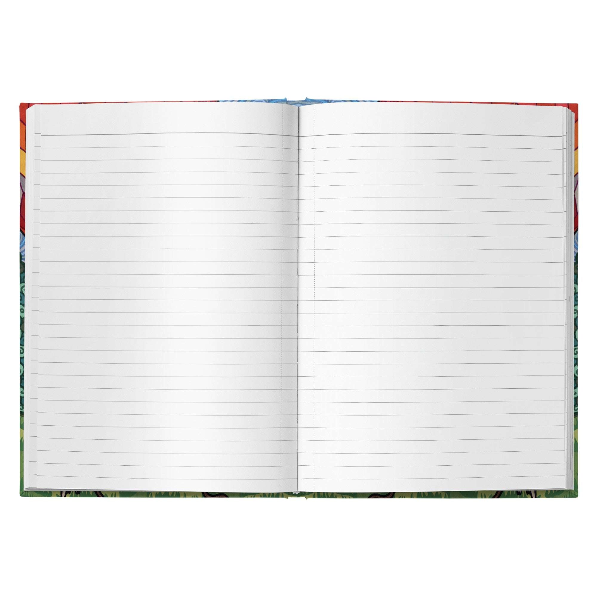 Interior of a Ferret Journal, showing blank lined pages.