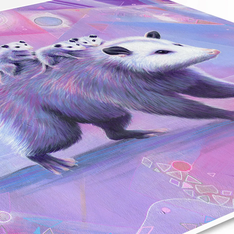 Mama Opossum - Fine Art Print