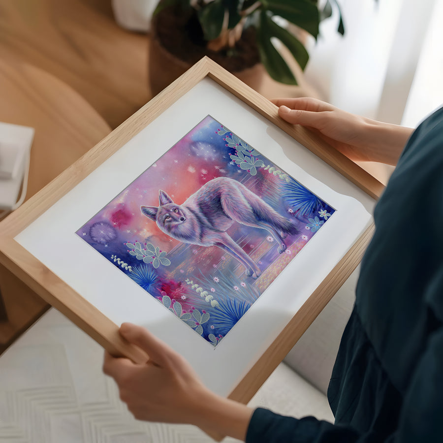 The Coyote (Southwest Critters) - Fine Art Print