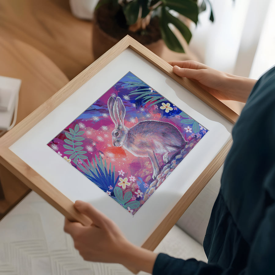 The Hare (Southwest Critters) - Fine Art Print