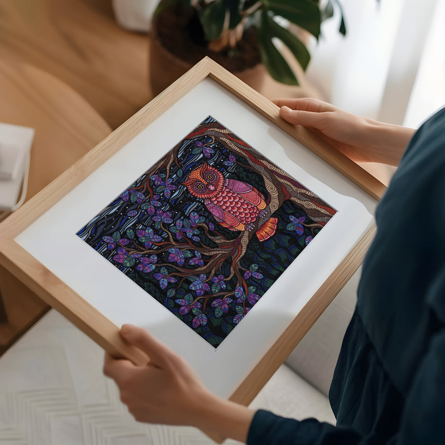 Owl Tree - Fine Art Print