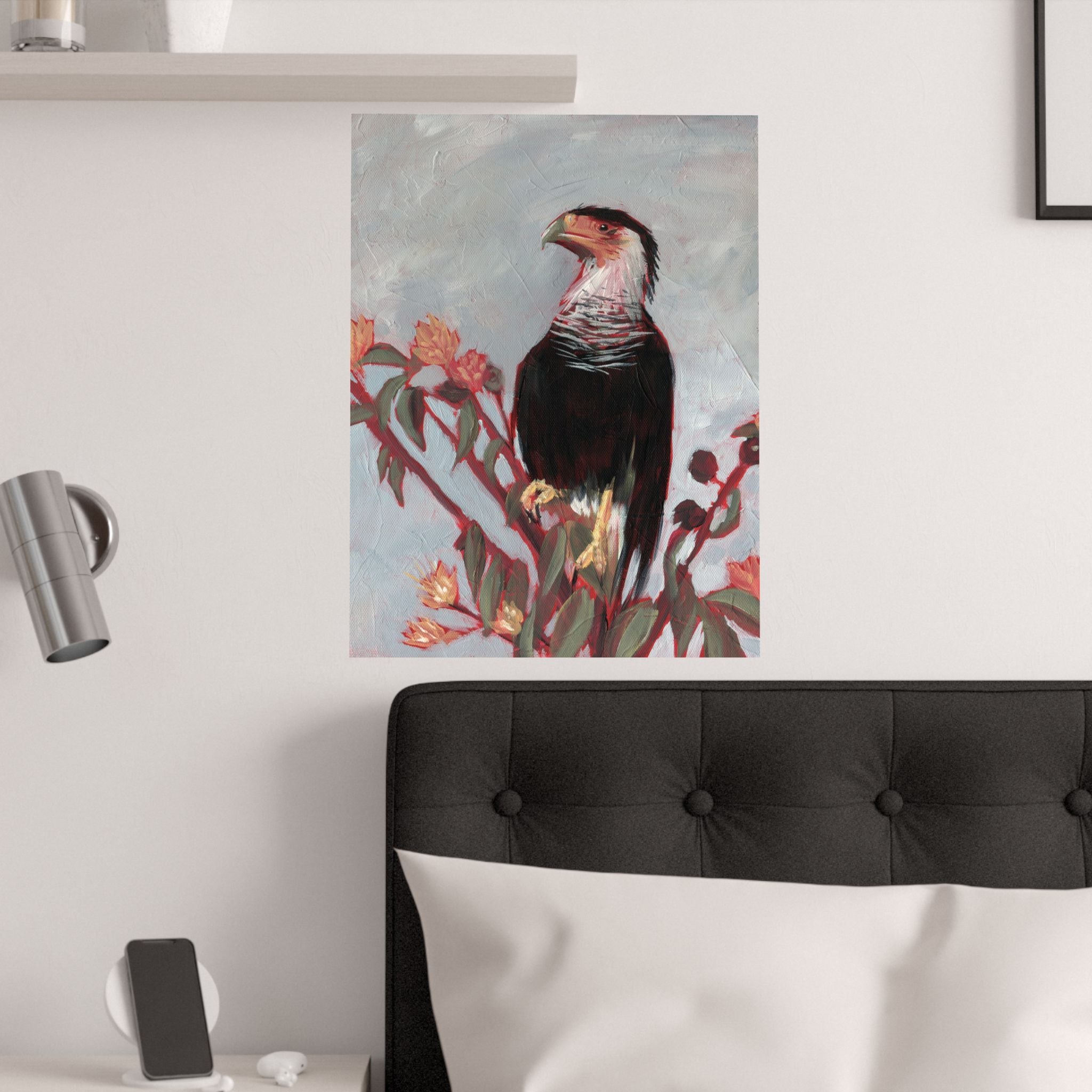 Crested Caracara Poster Print