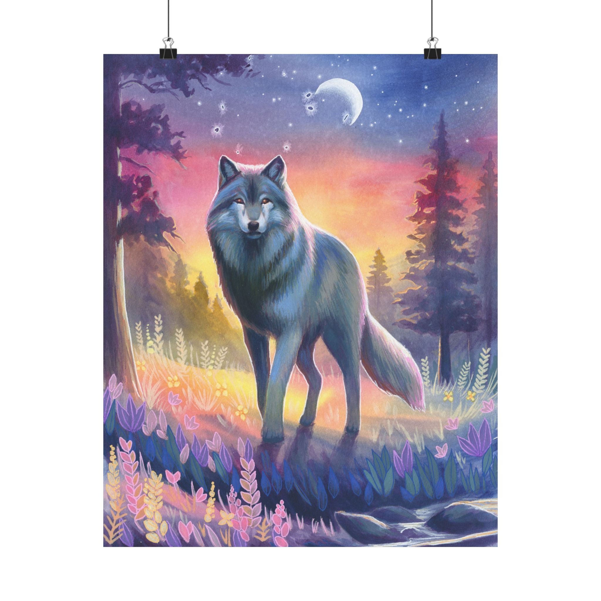The Wolf Poster Print