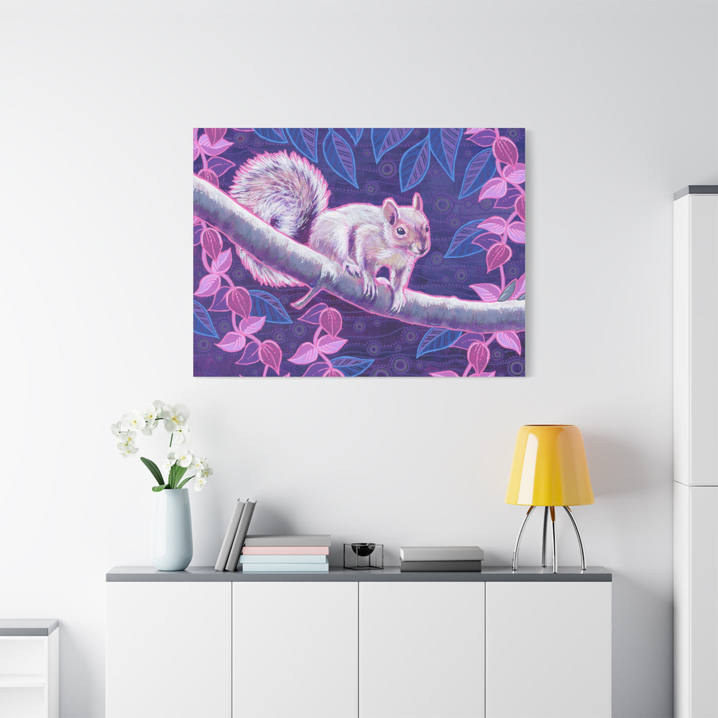 Shy Squirrel Canvas Print