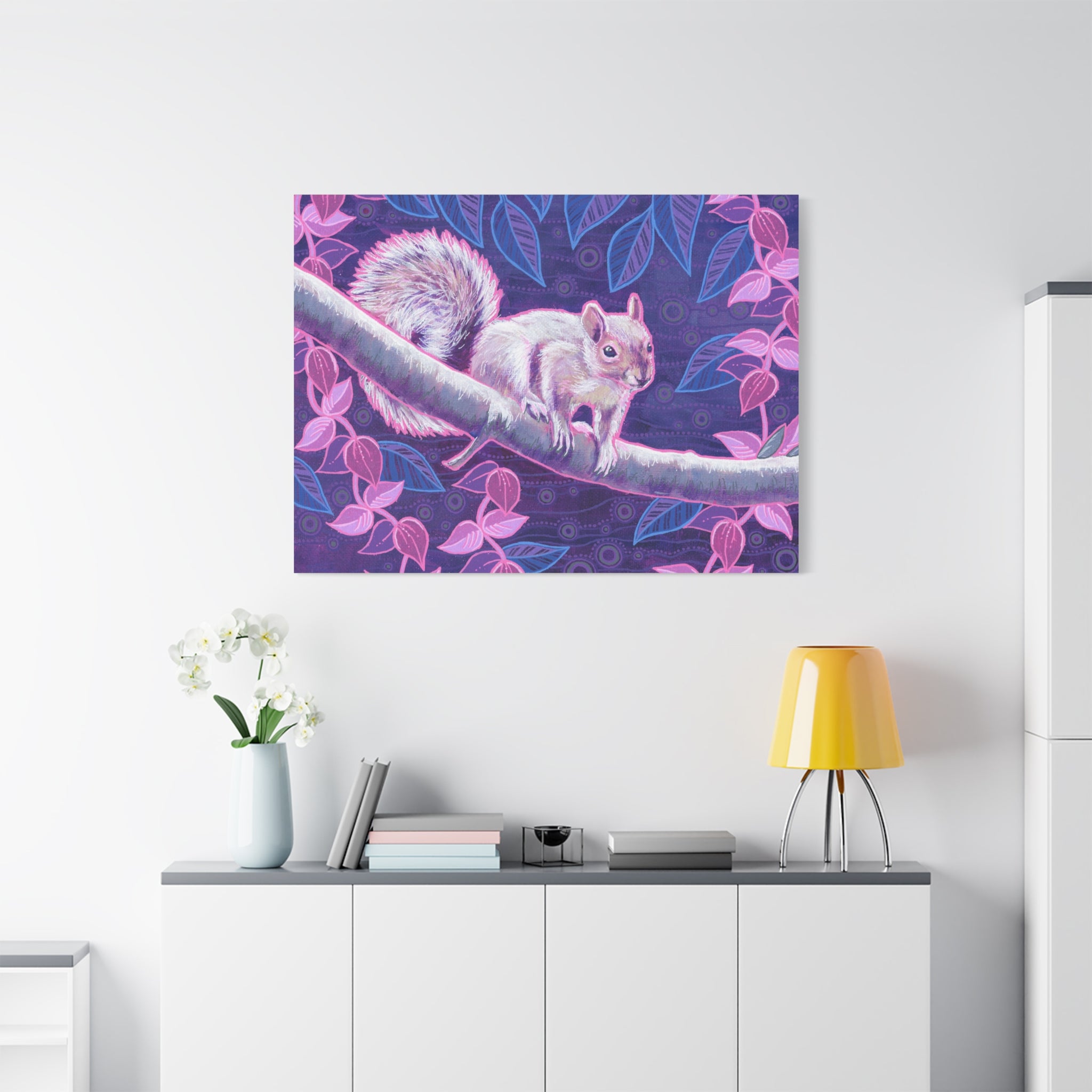 Shy Squirrel Canvas Print