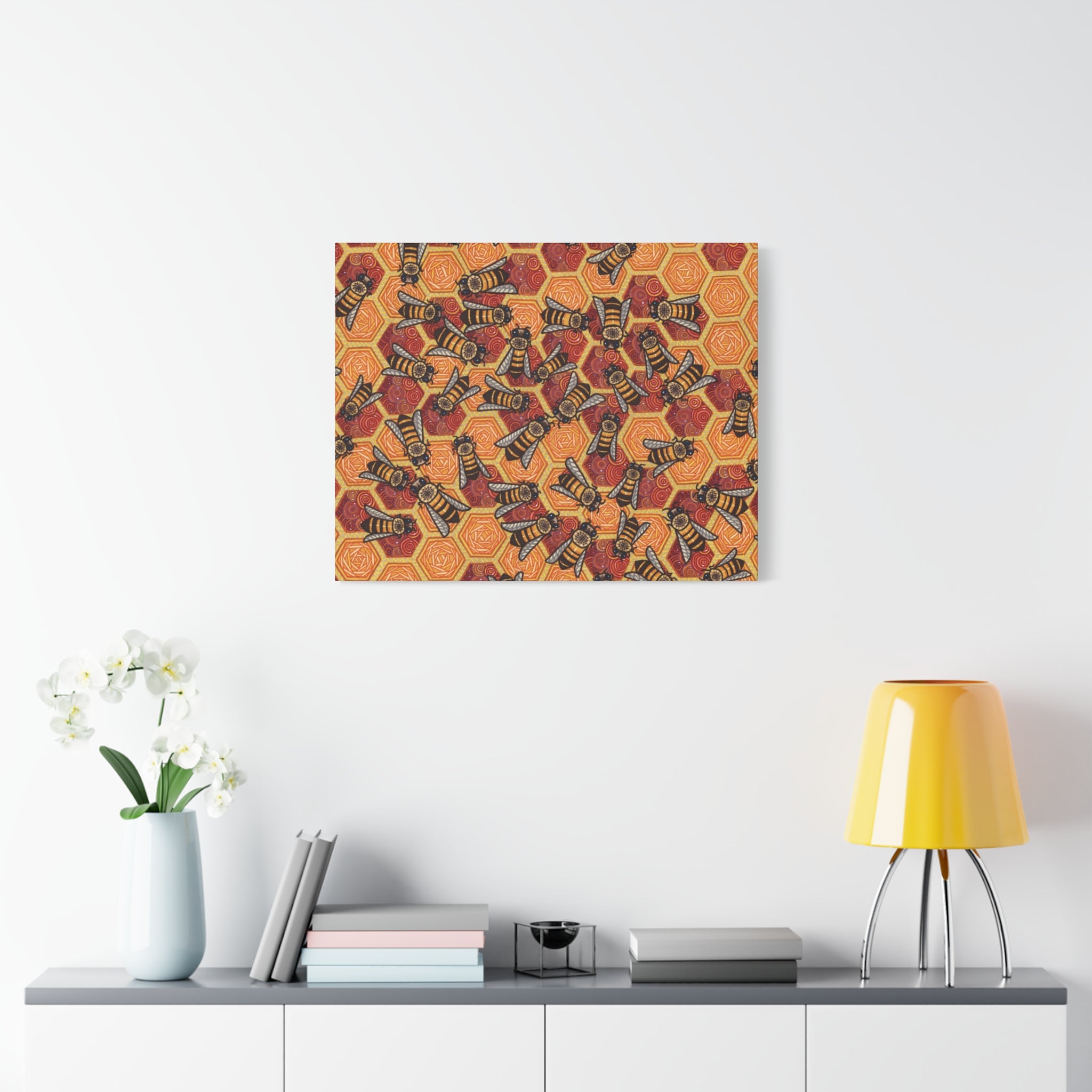 Honeycomb Harmony Canvas Print
