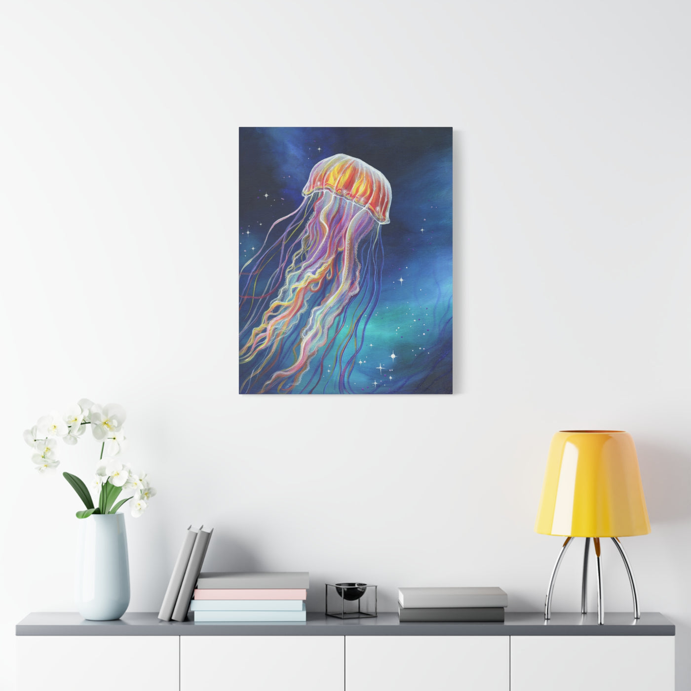 Ethereal Jellyfish Canvas Print