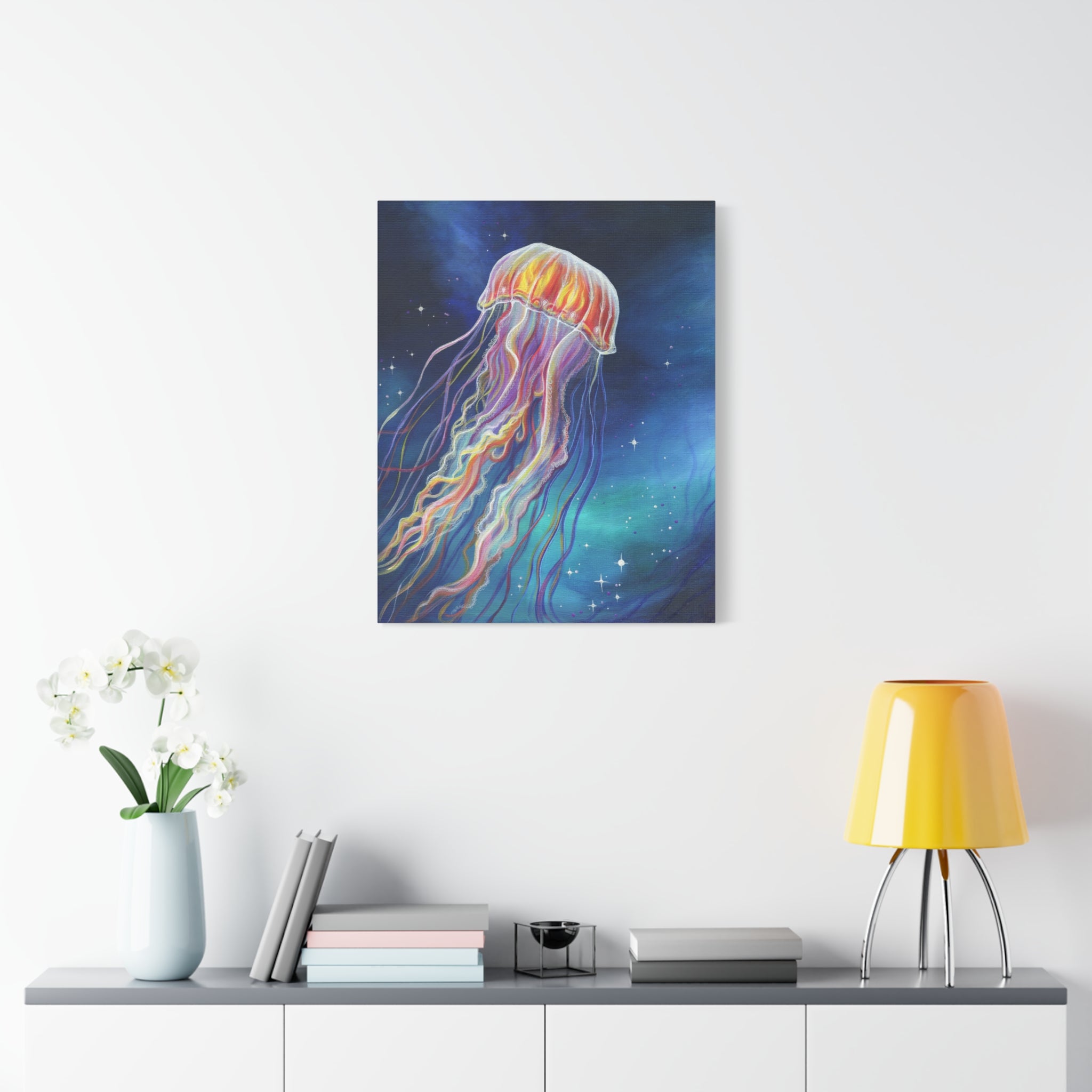 Ethereal Jellyfish Canvas Print