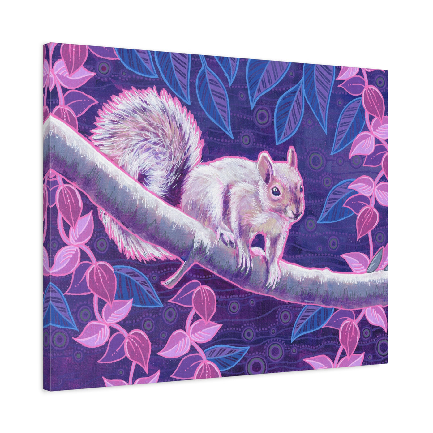 Shy Squirrel Canvas Print