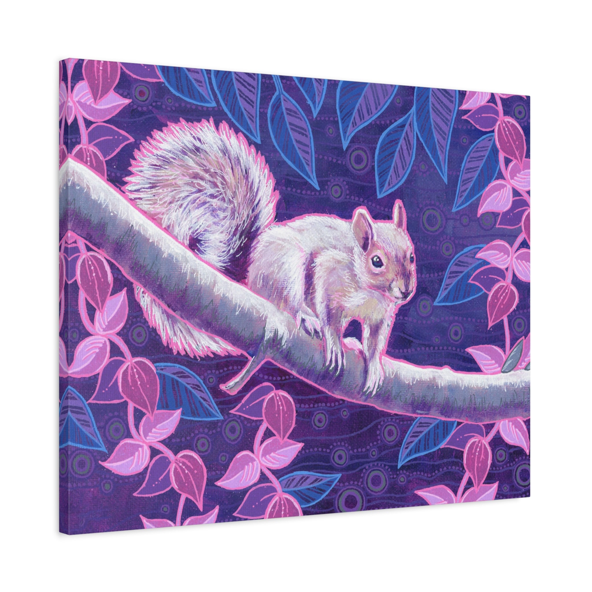 Shy Squirrel Canvas Print