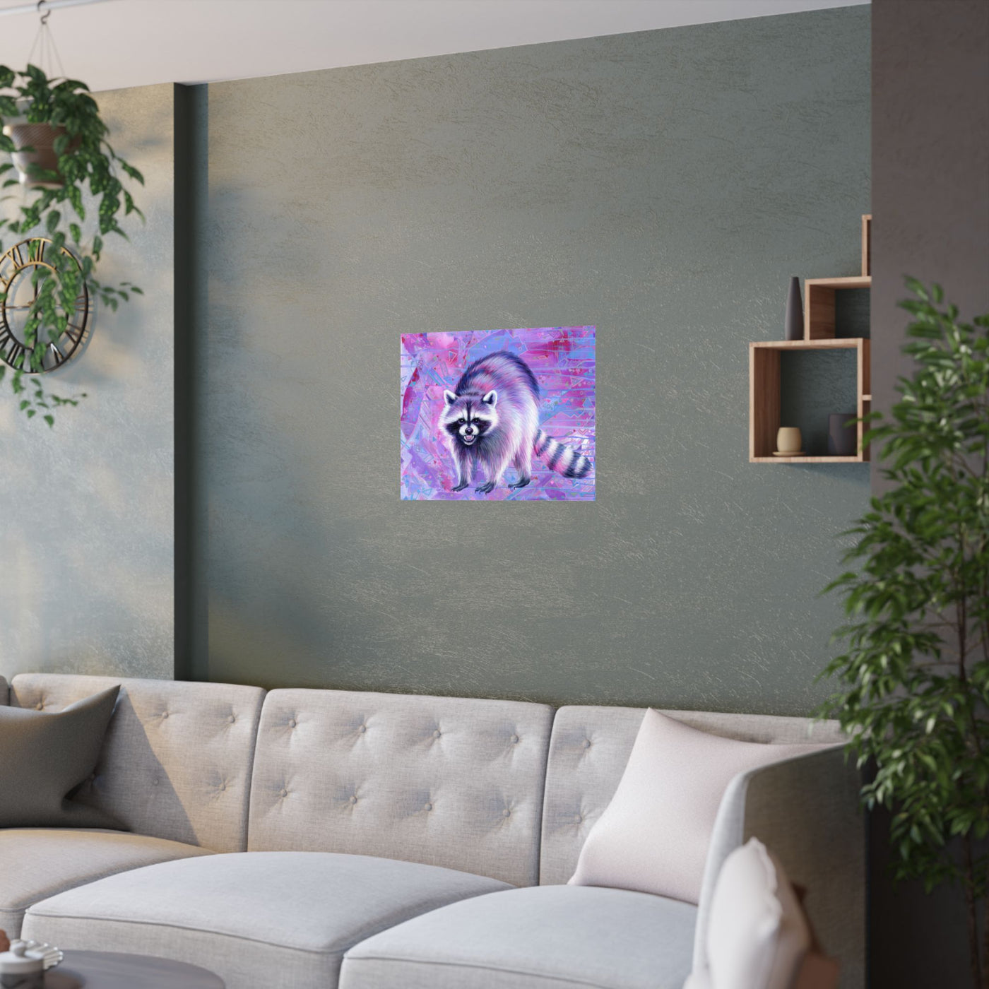 The Raccoon Poster Print