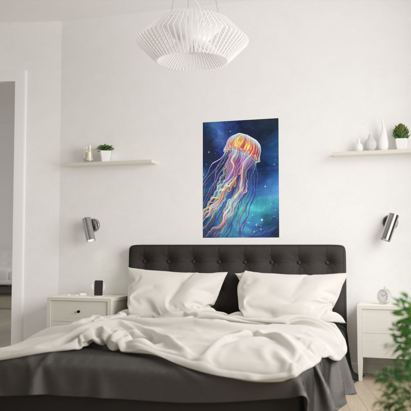 Ethereal Jellyfish Poster Print