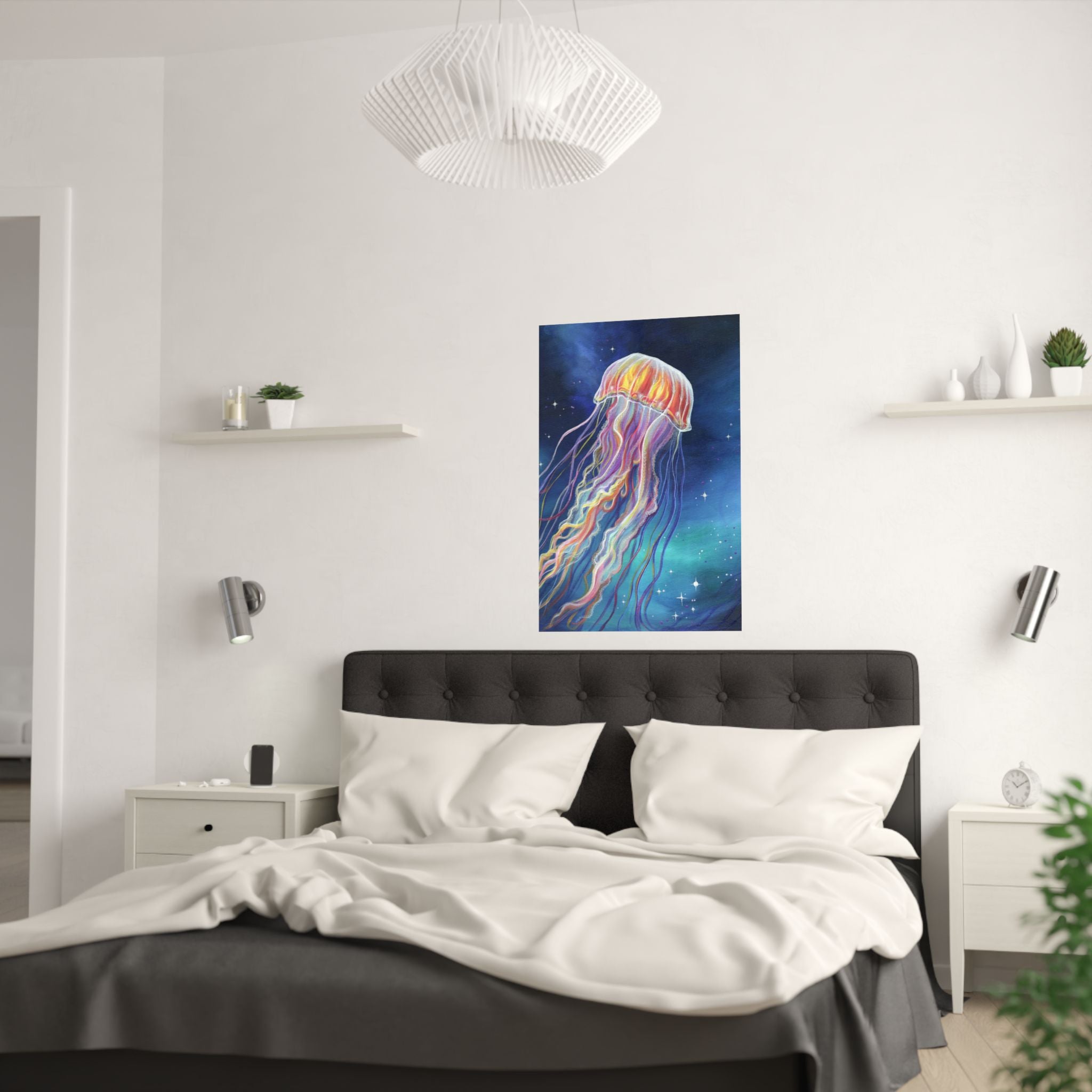 Ethereal Jellyfish Poster Print