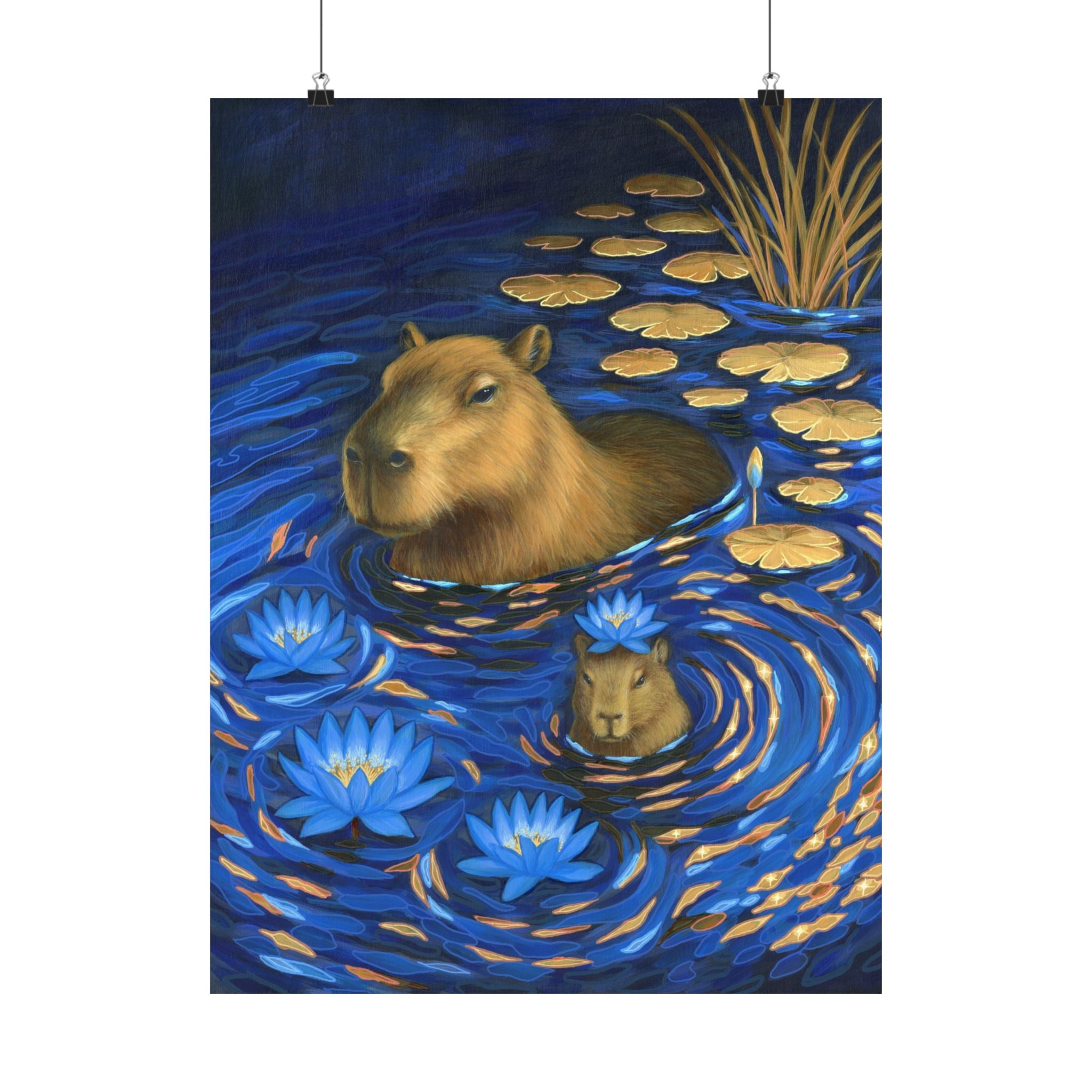 Capybara Dreams Poster Print