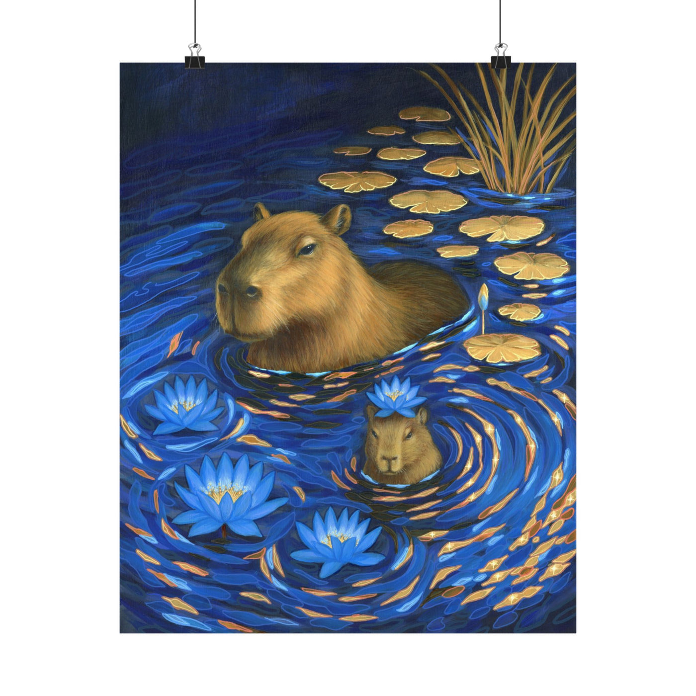 Capybara Dreams Poster Print