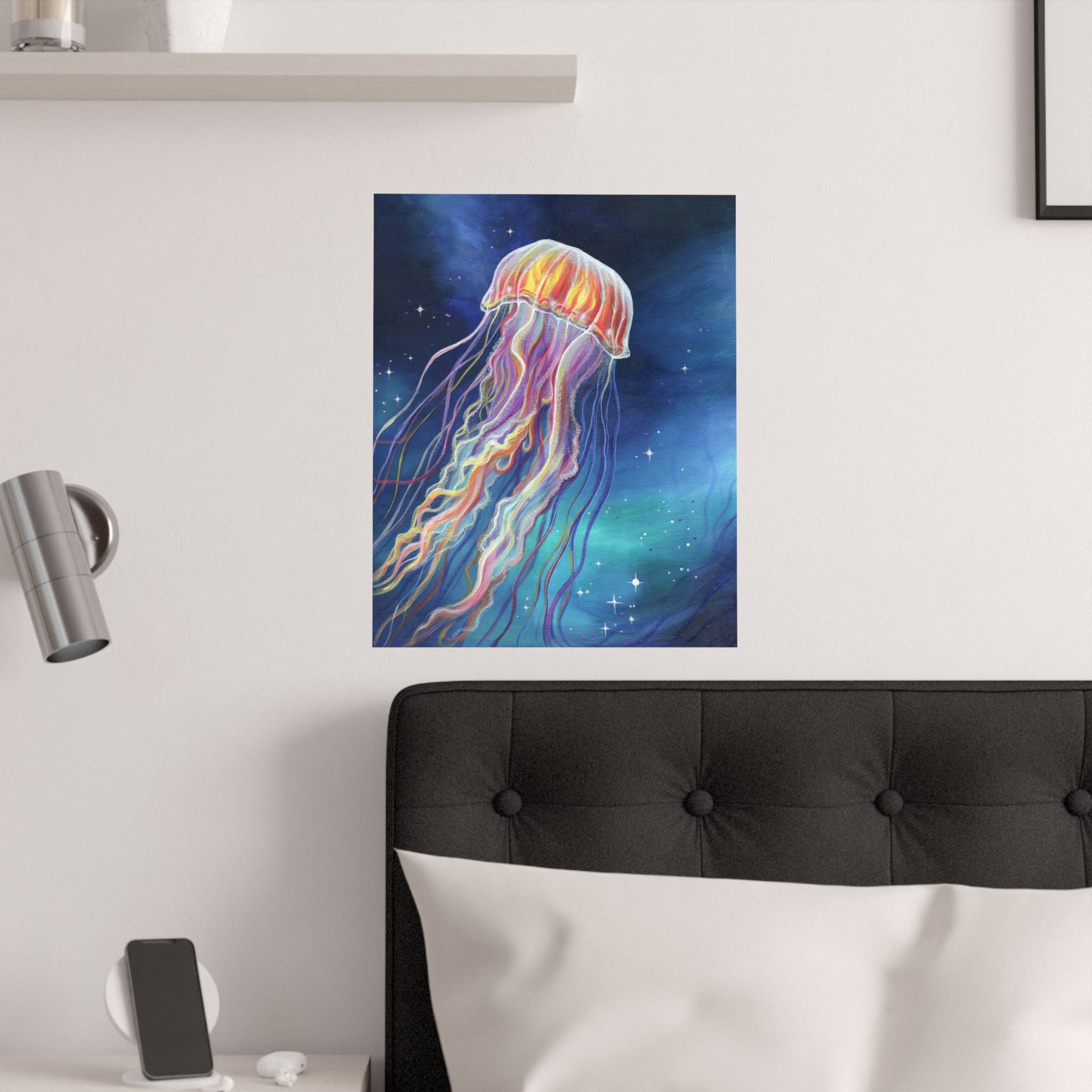 Ethereal Jellyfish Poster Print