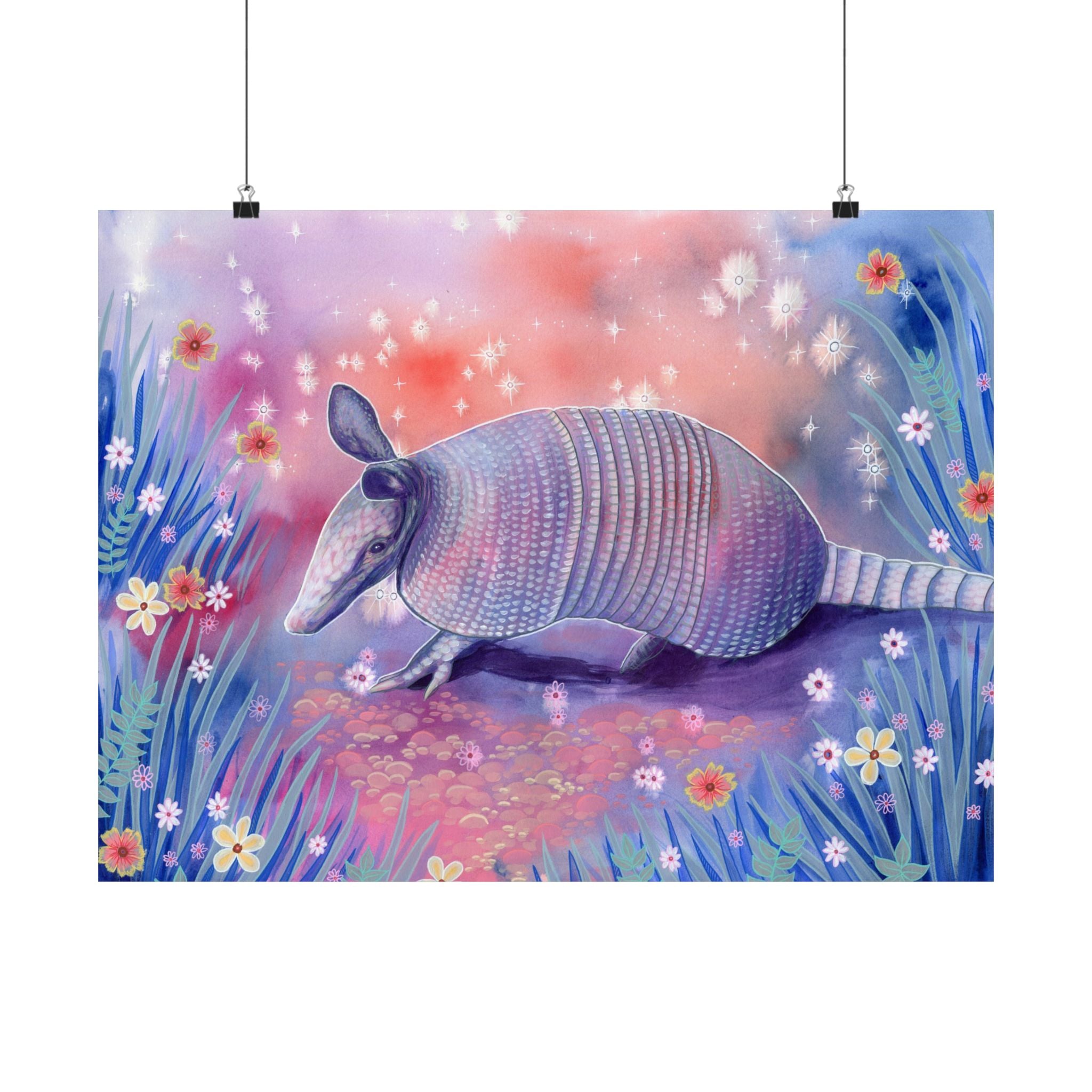 The Armadillo Poster Print