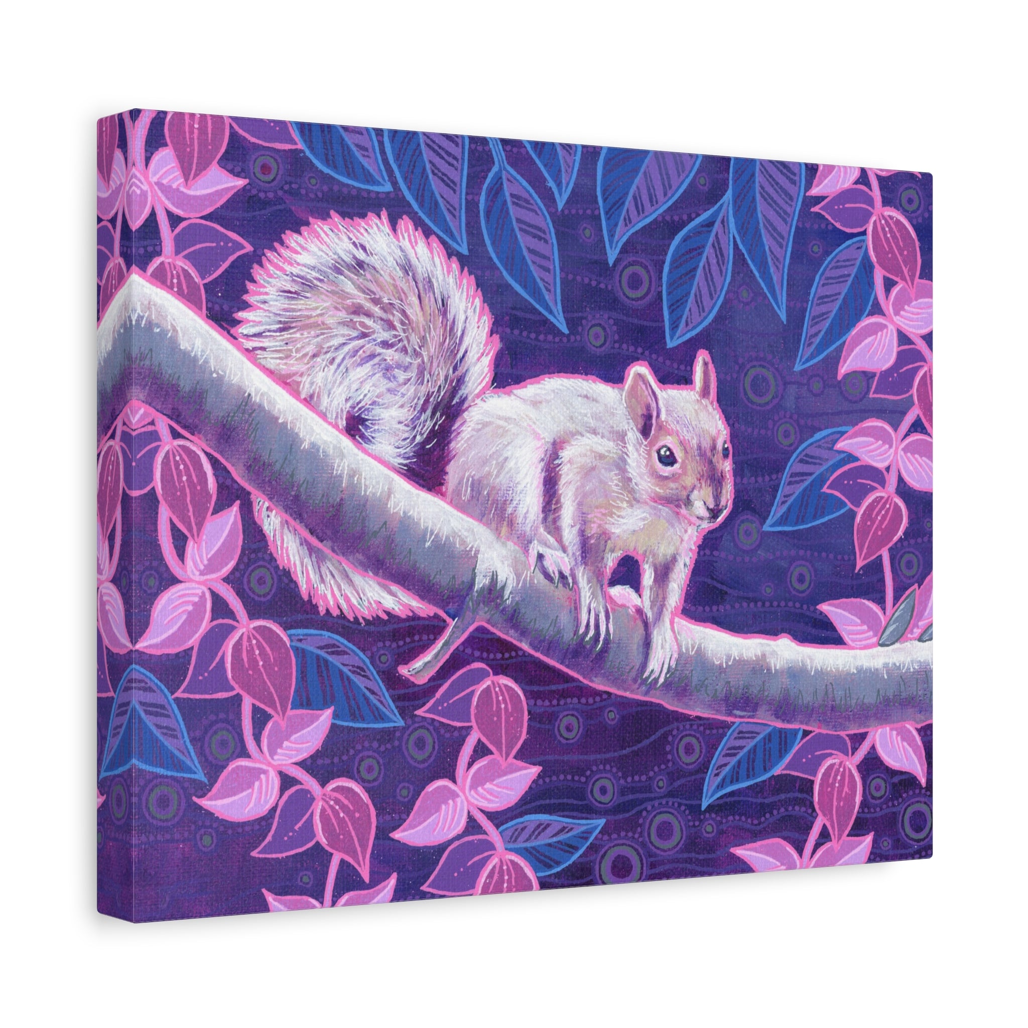 Shy Squirrel Canvas Print