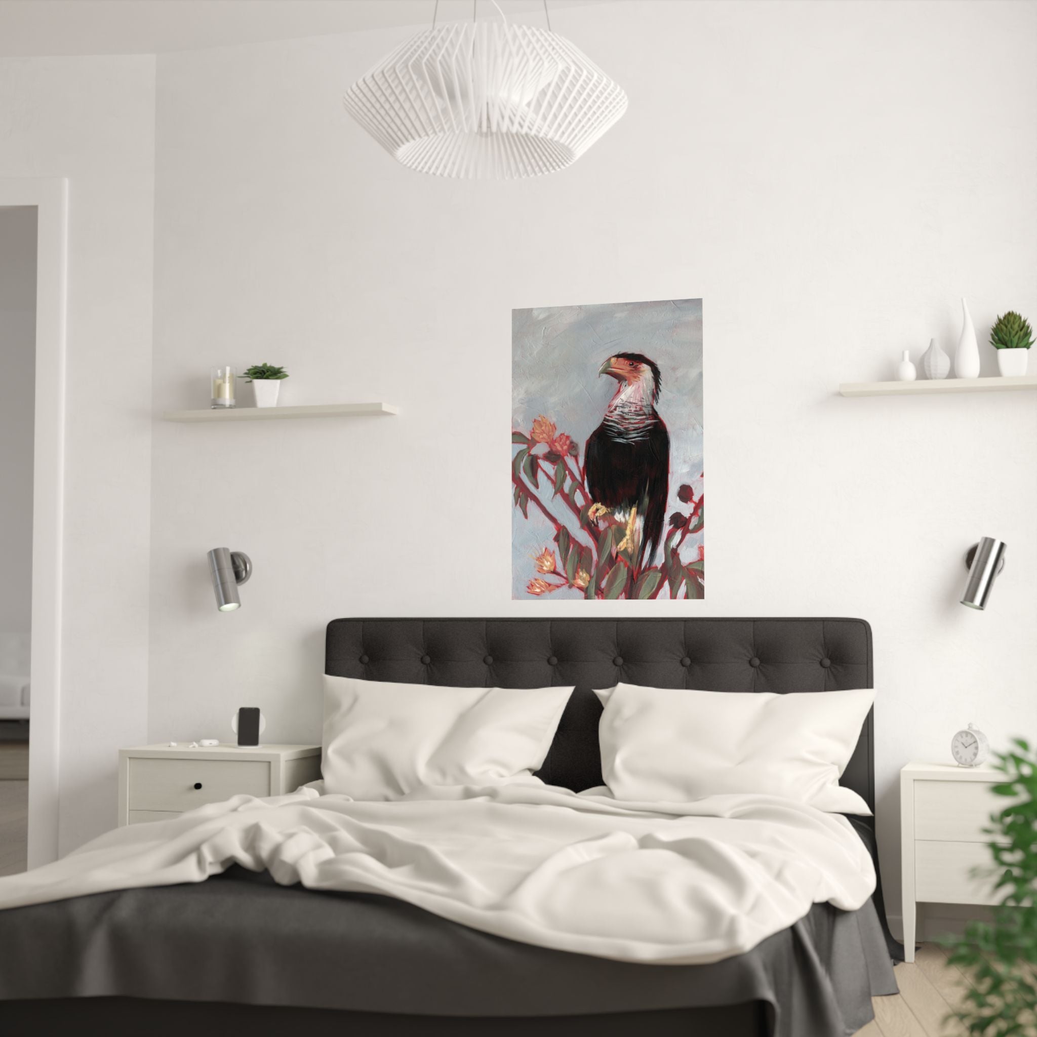 Crested Caracara Poster Print