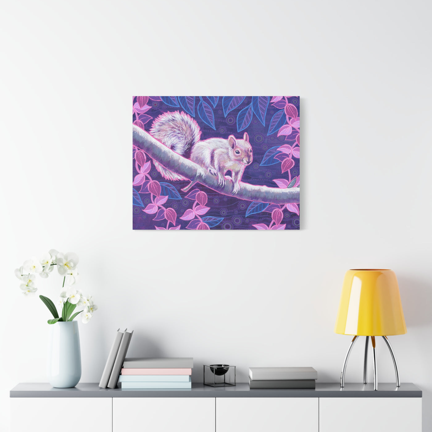 Shy Squirrel Canvas Print