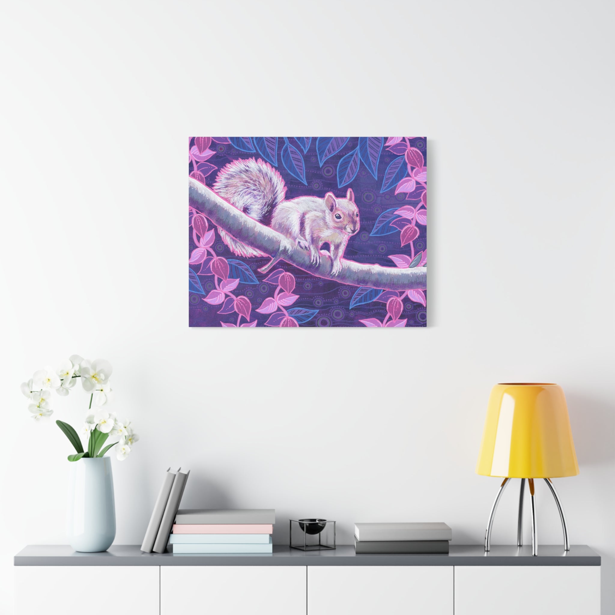 Shy Squirrel Canvas Print