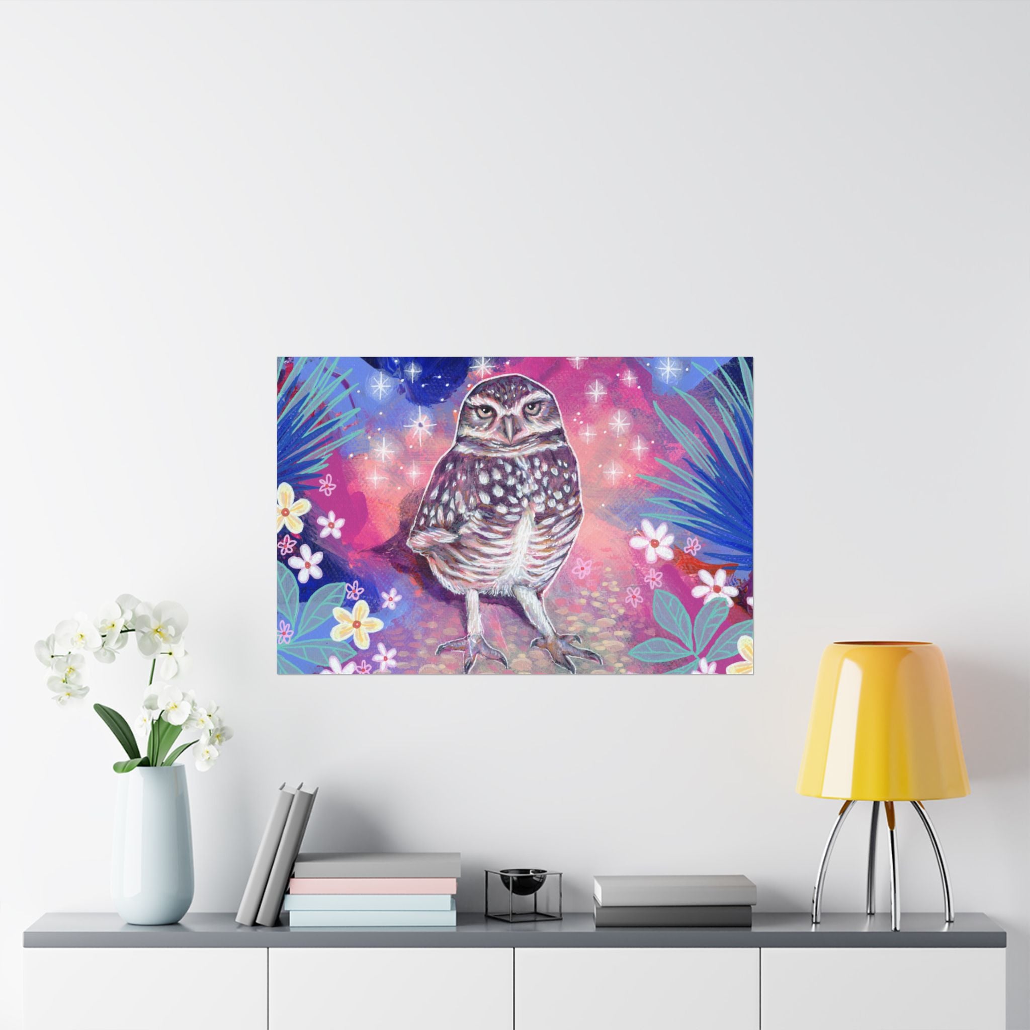 The Burrowing Owl Poster Print