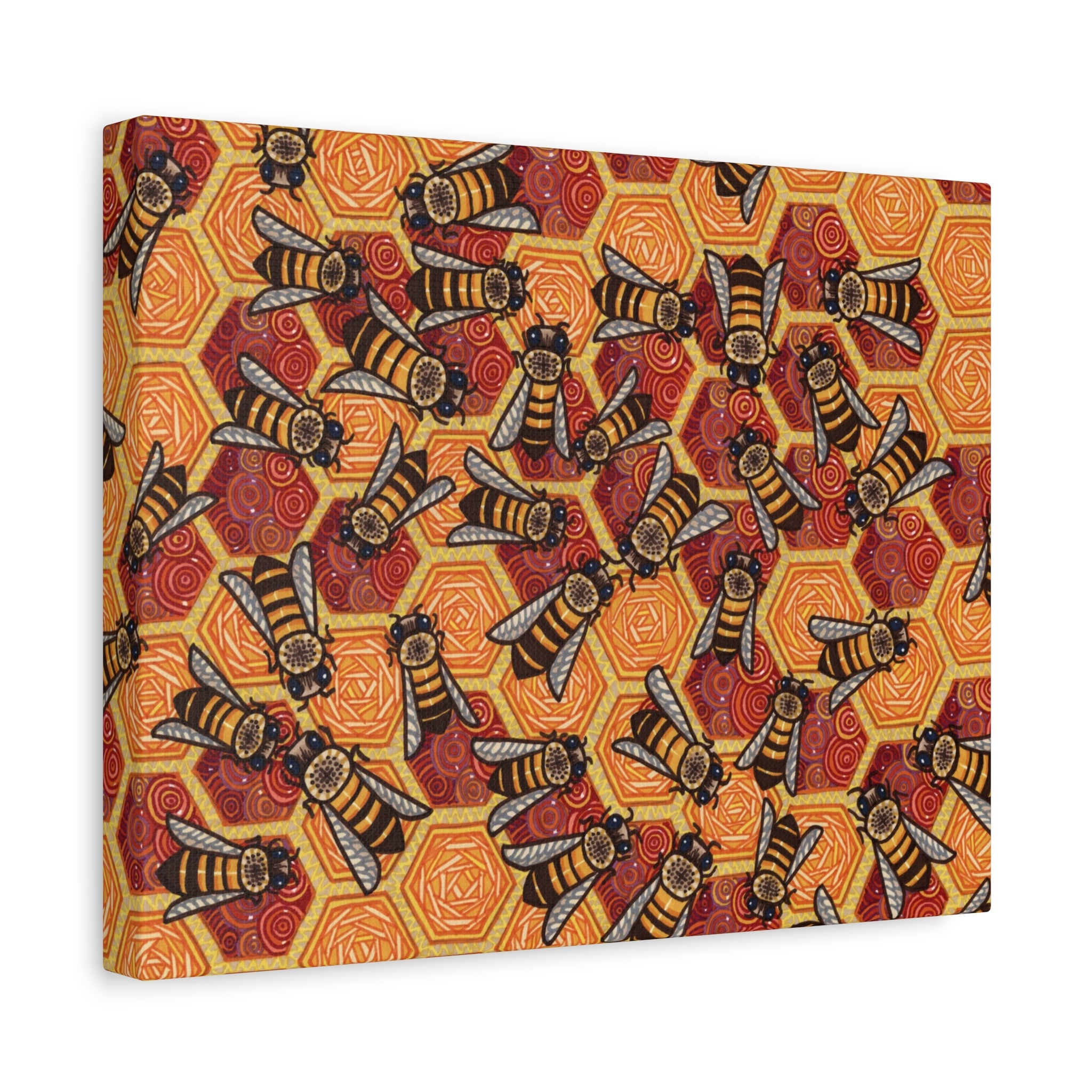 Honeycomb Harmony Canvas Print