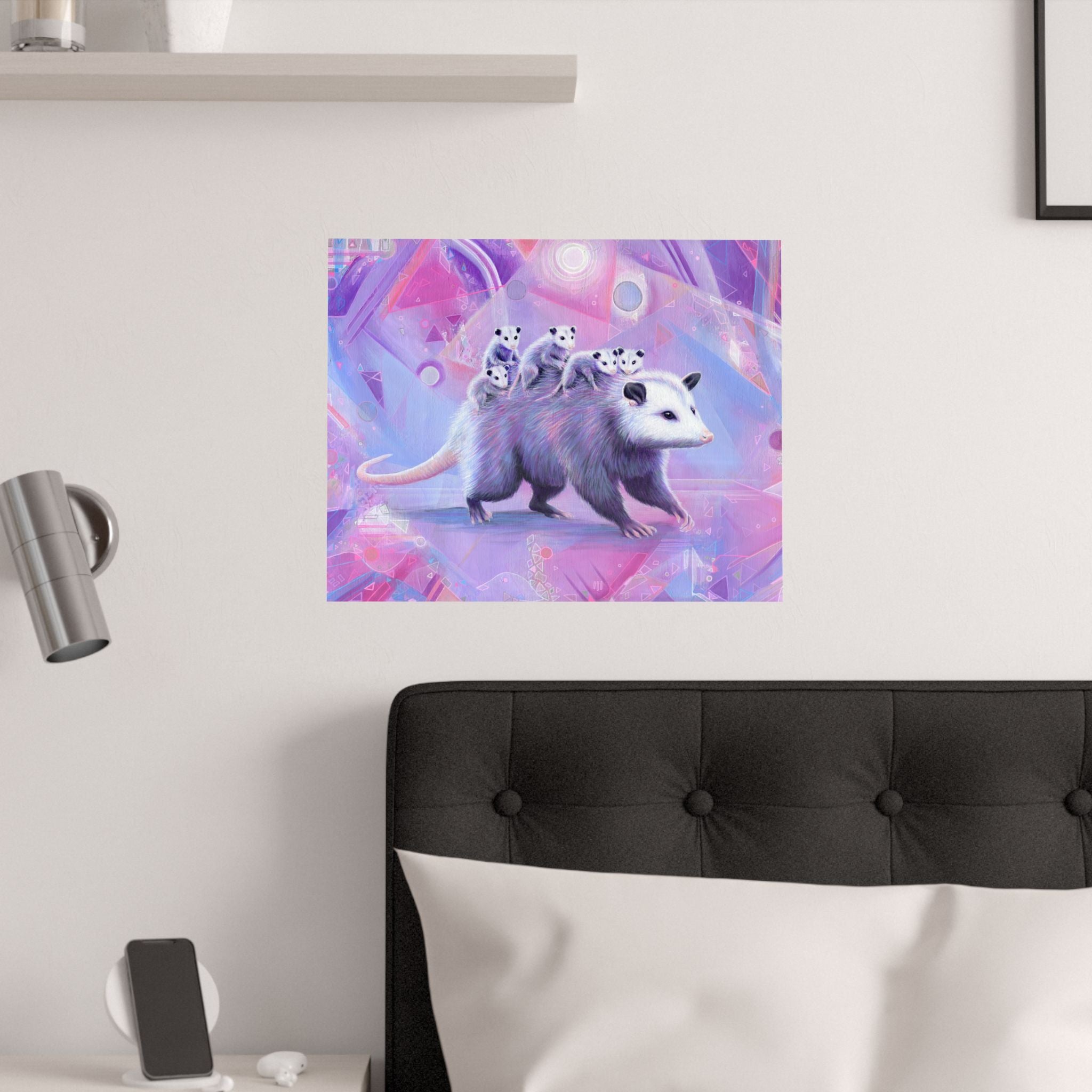 Mama Opossum Poster Print