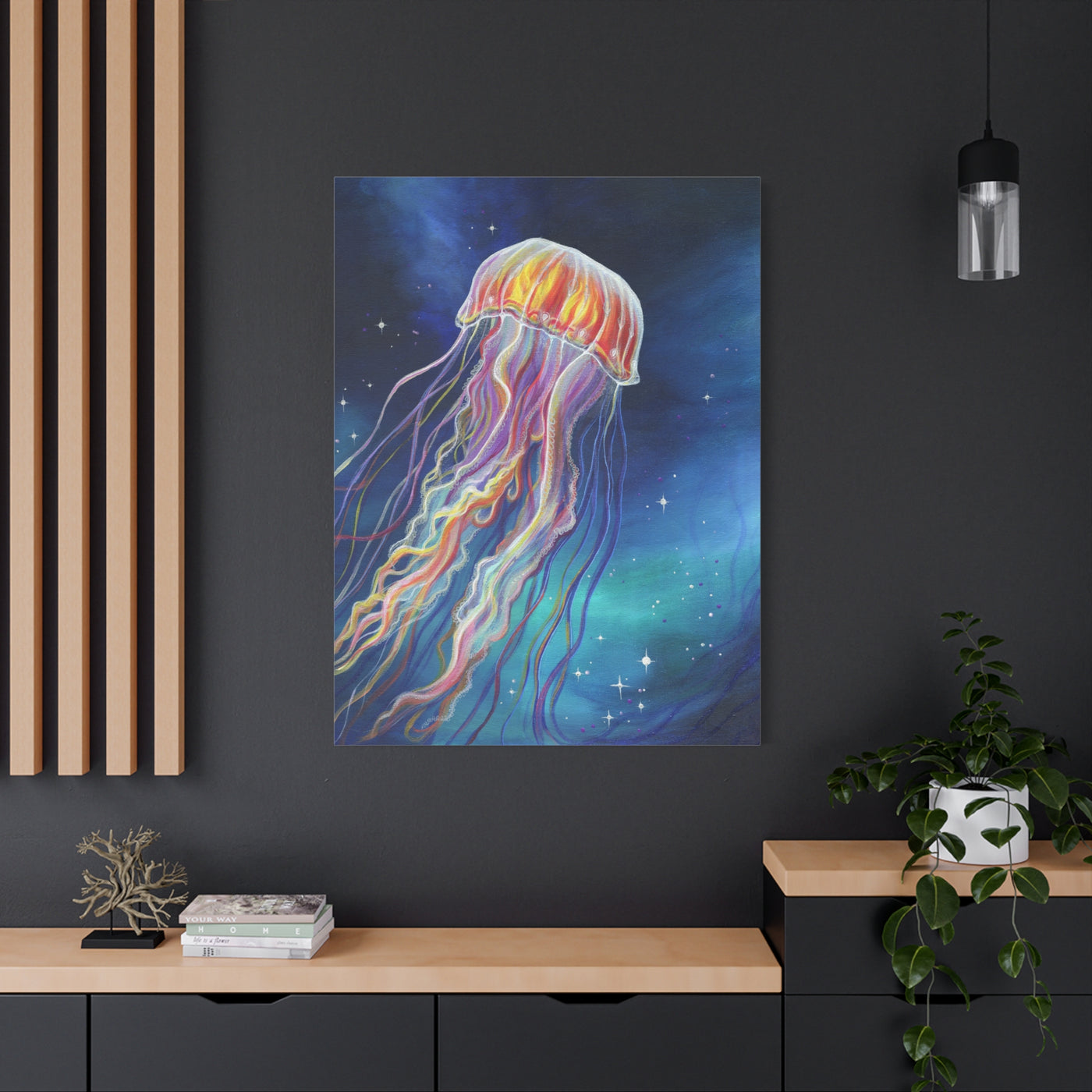 Ethereal Jellyfish Canvas Print