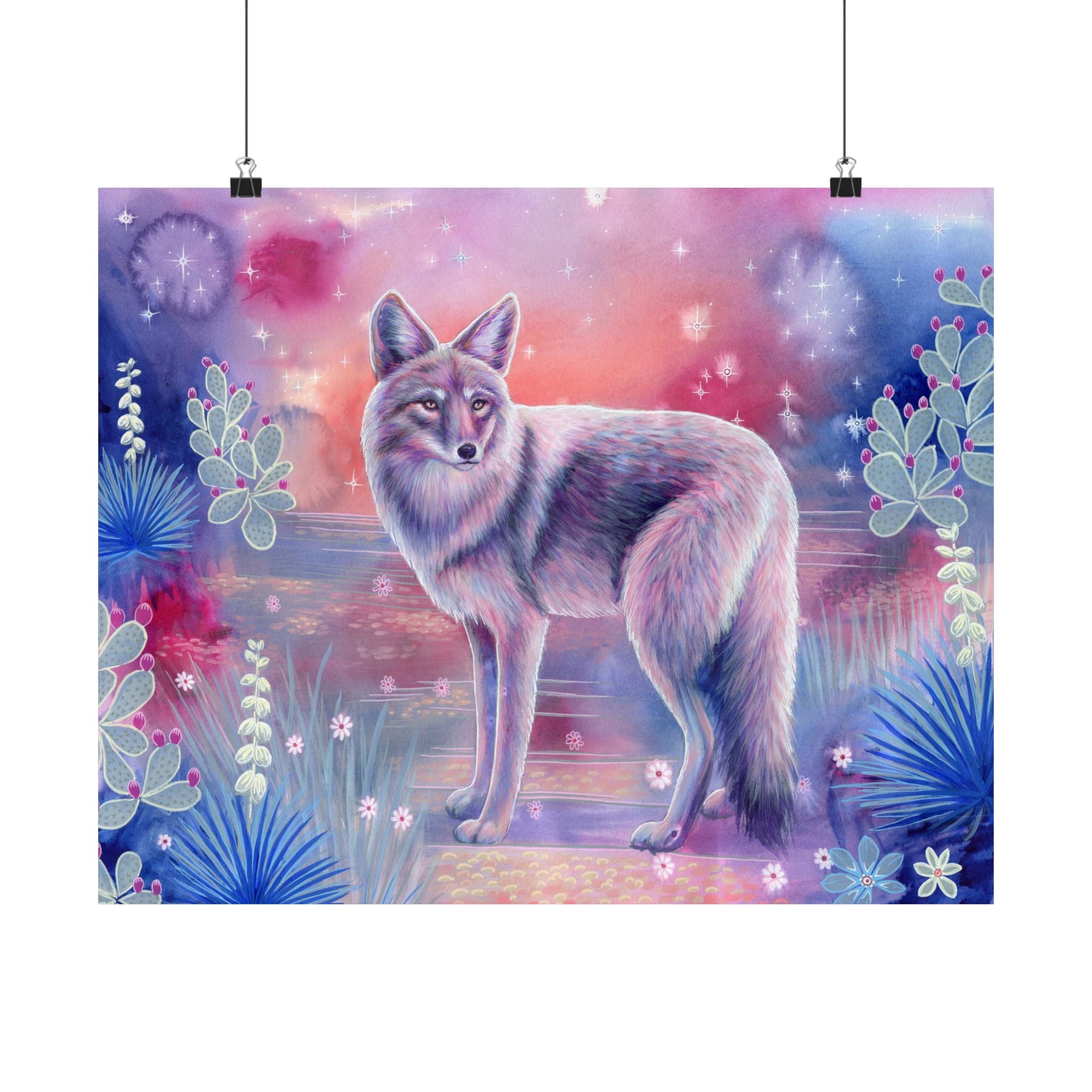 The Coyote Poster Print