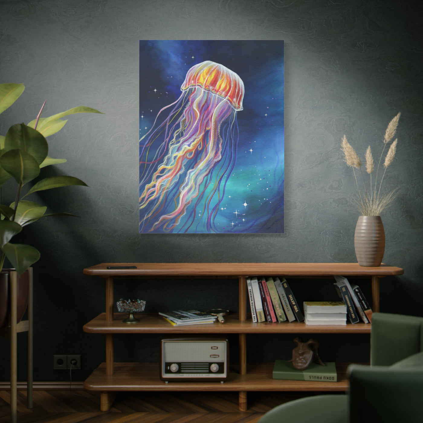 Ethereal Jellyfish Canvas Print