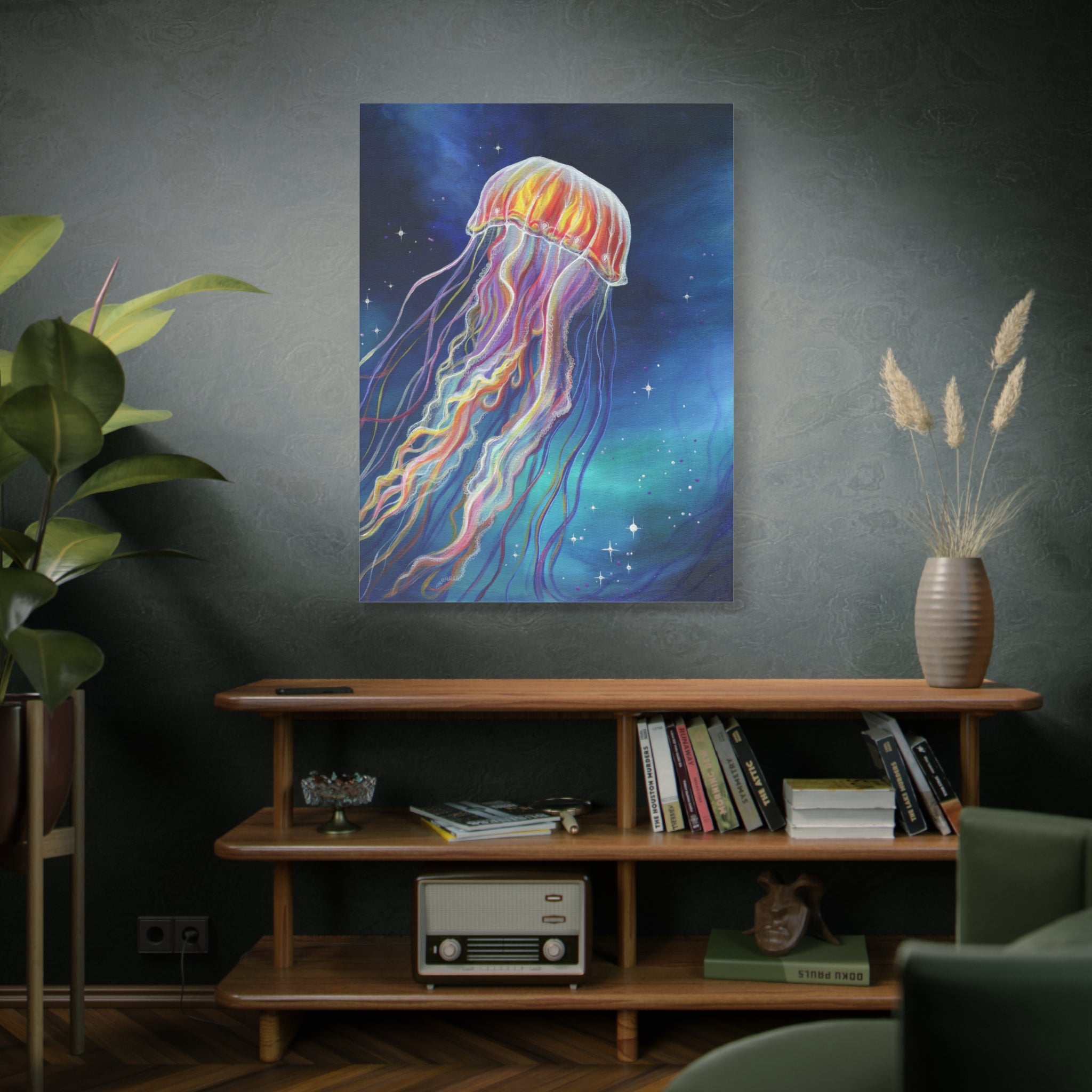 Ethereal Jellyfish Canvas Print