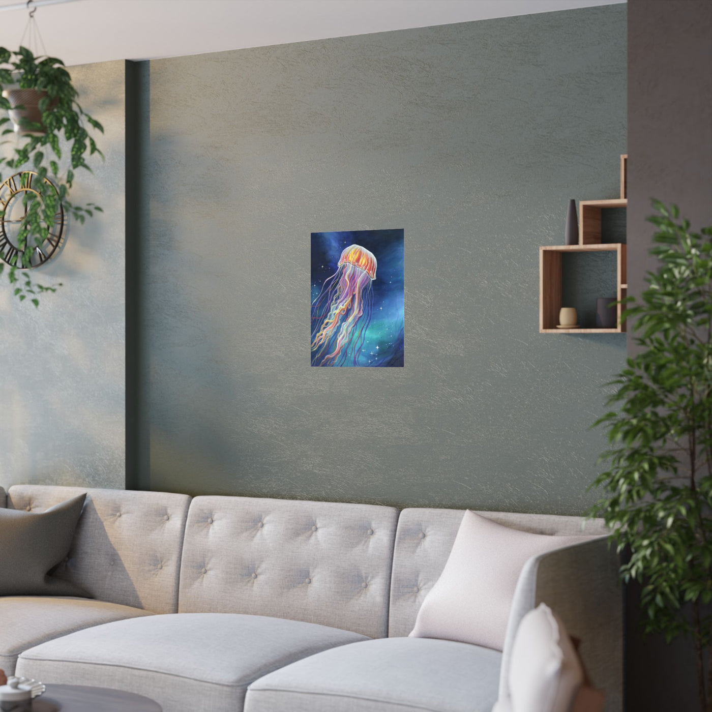 Ethereal Jellyfish Poster Print