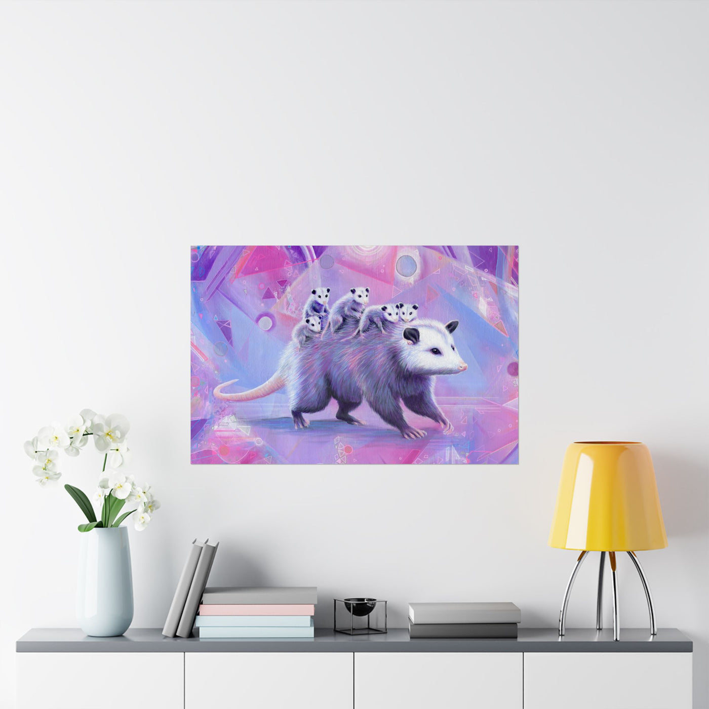 Mama Opossum Poster Print