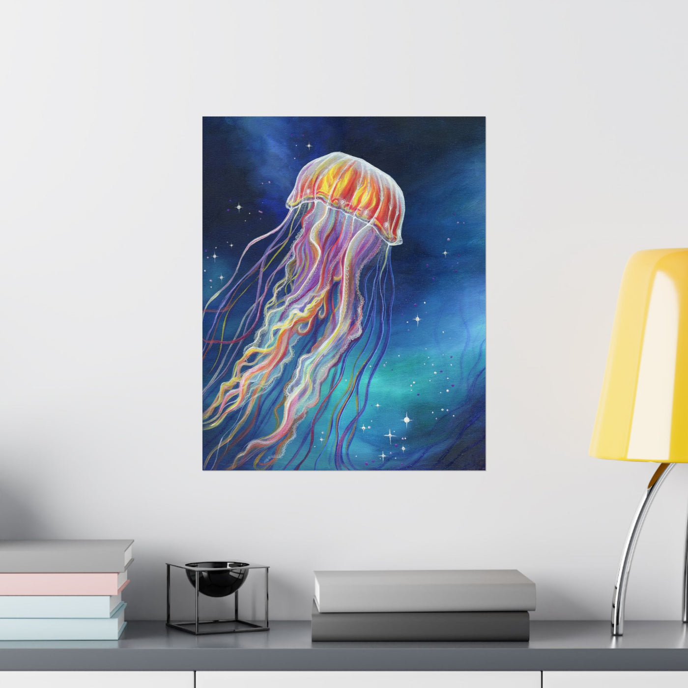 Ethereal Jellyfish Poster Print