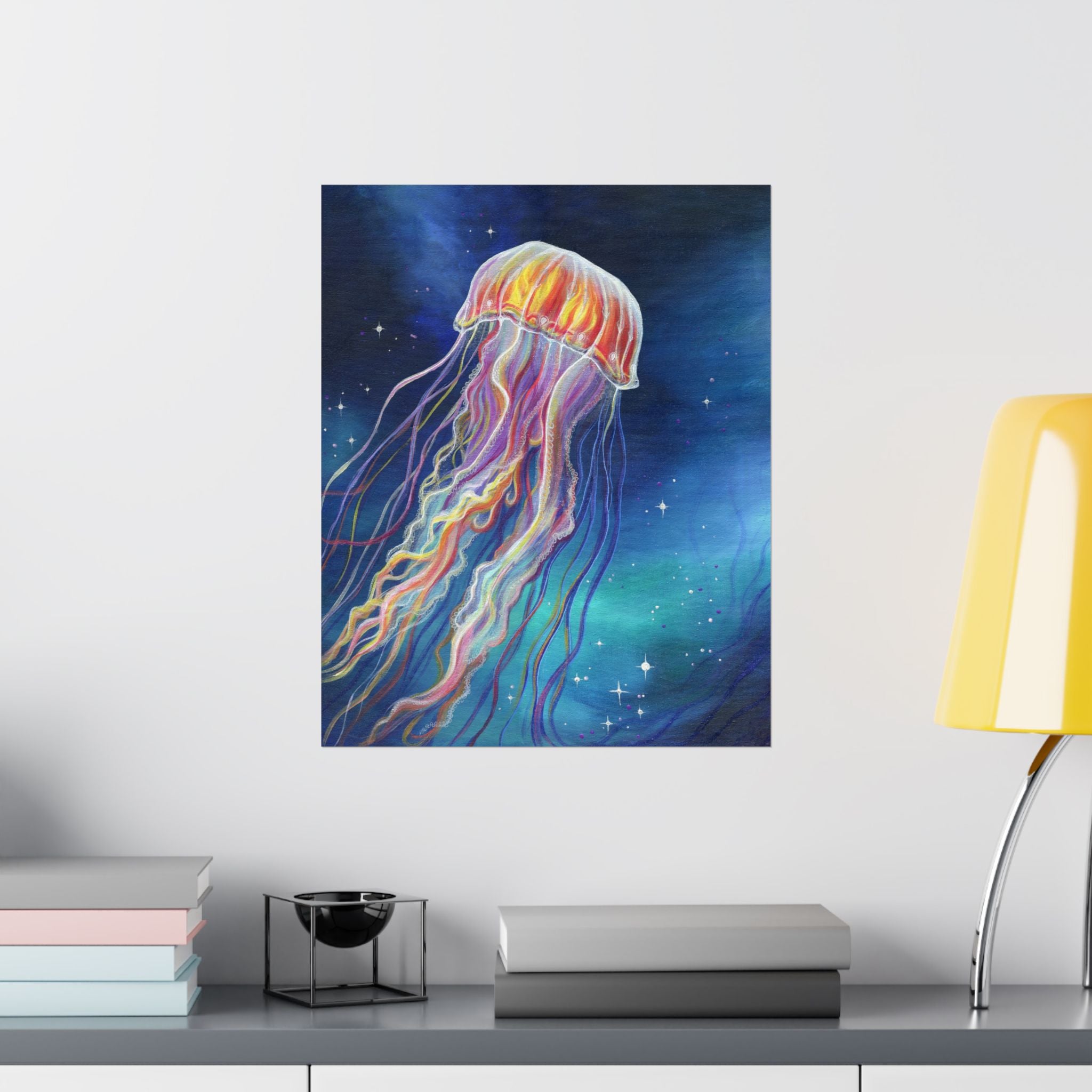 Ethereal Jellyfish Poster Print