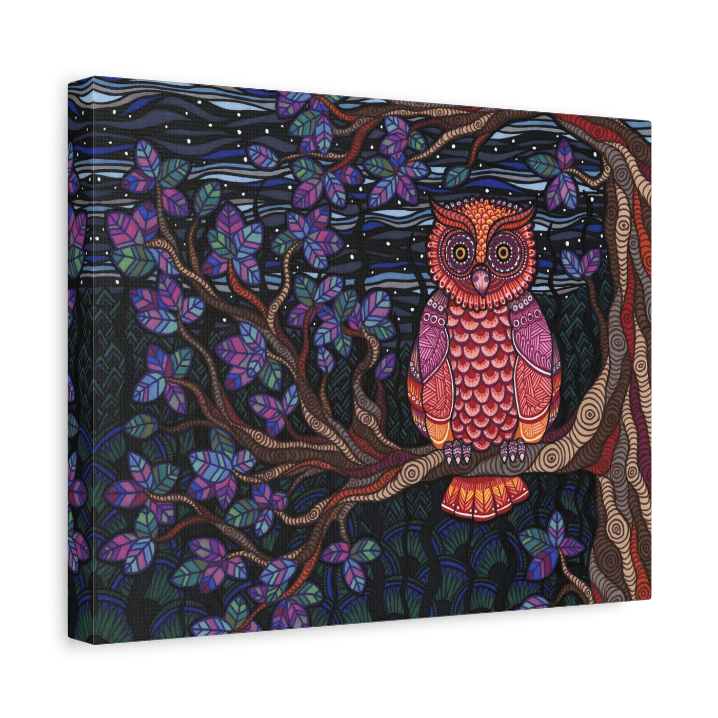 Owl Tree Canvas Print