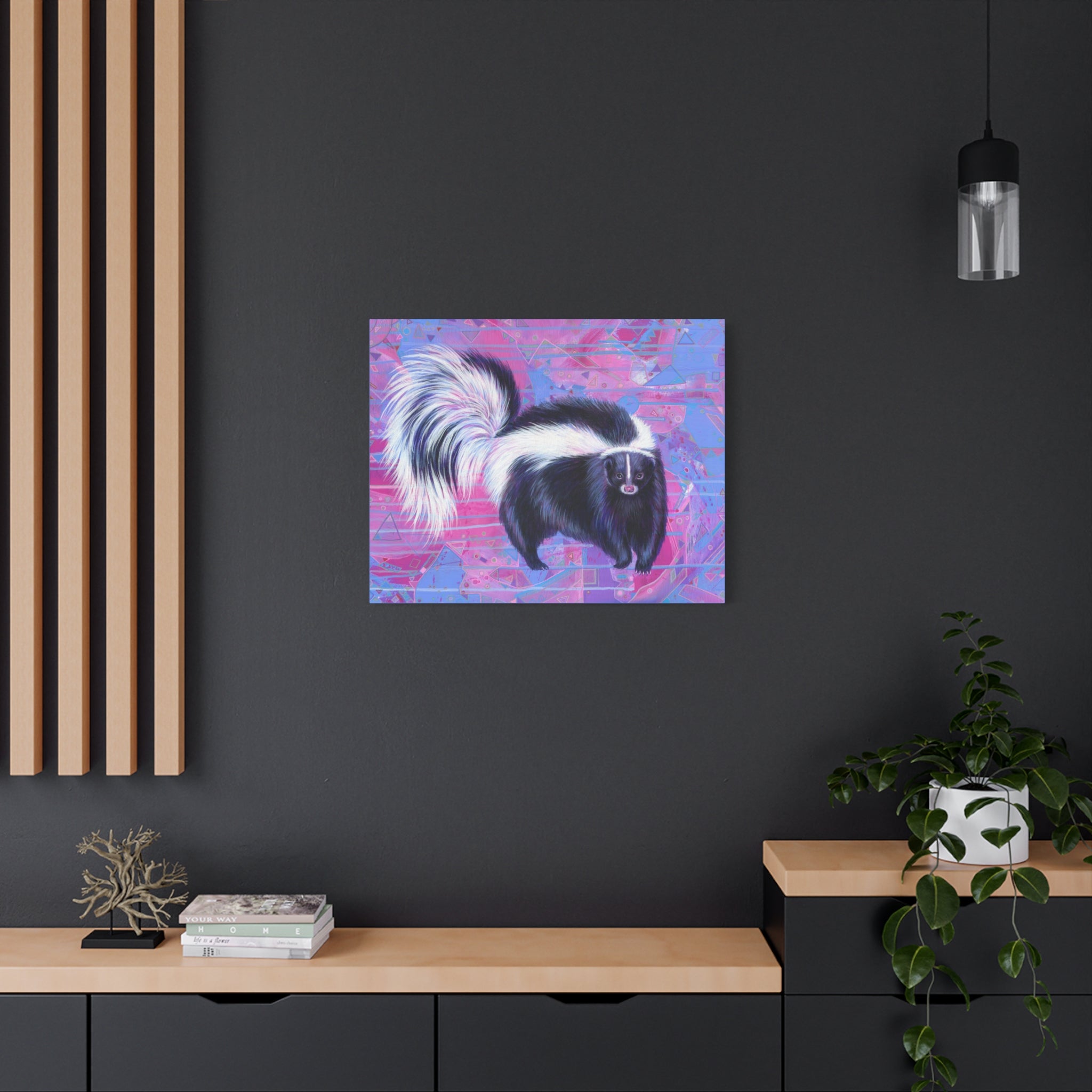 The Skunk Canvas Print