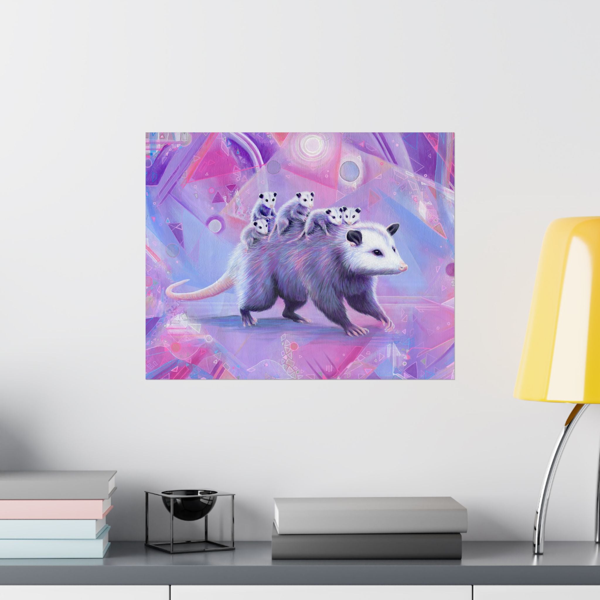 Mama Opossum Poster Print