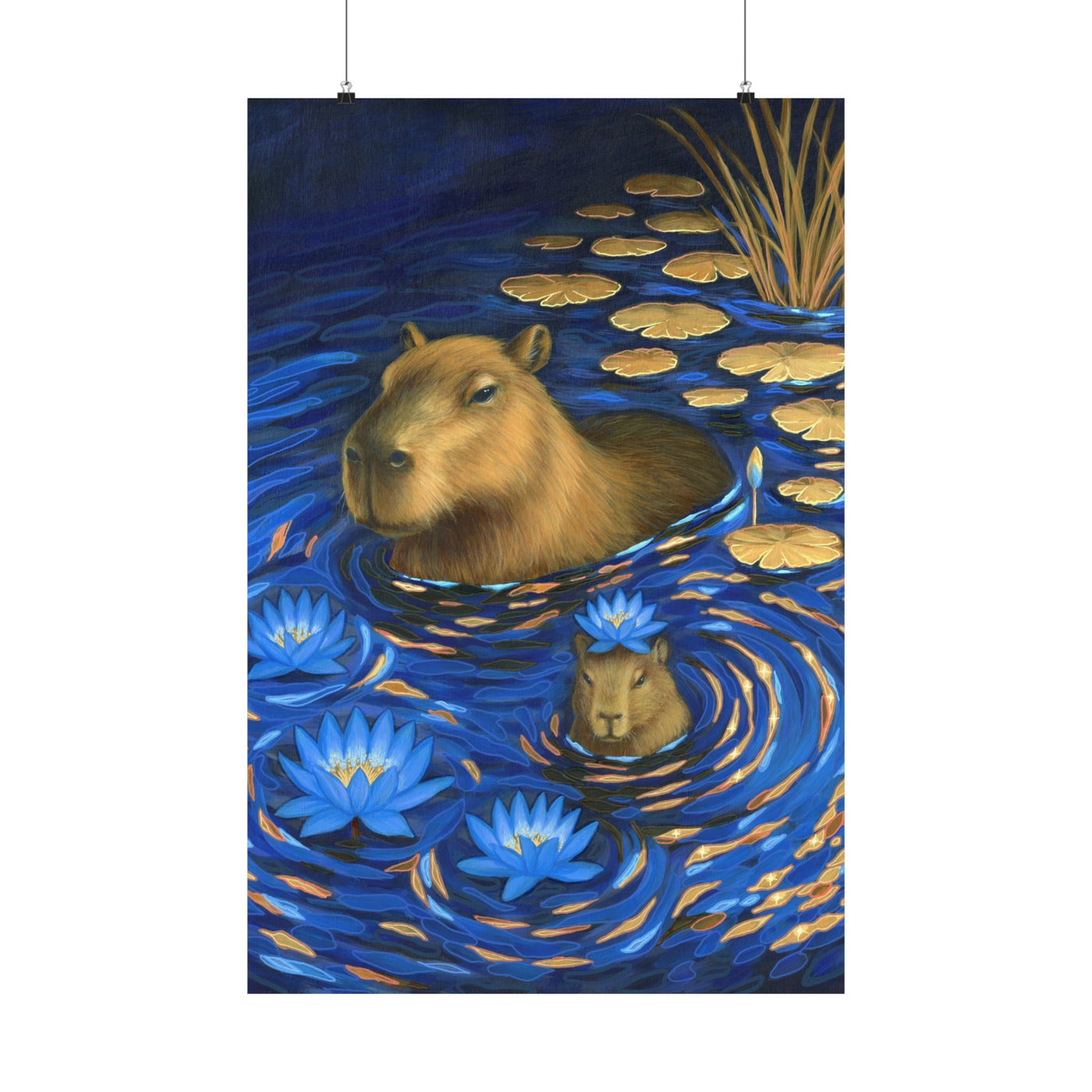 Capybara Dreams Poster Print