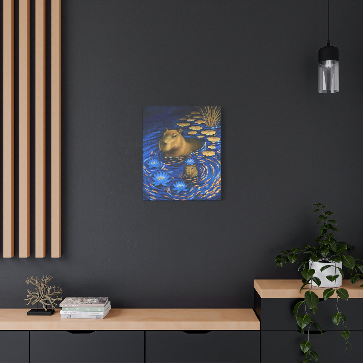 Capybara Dreams Canvas Print