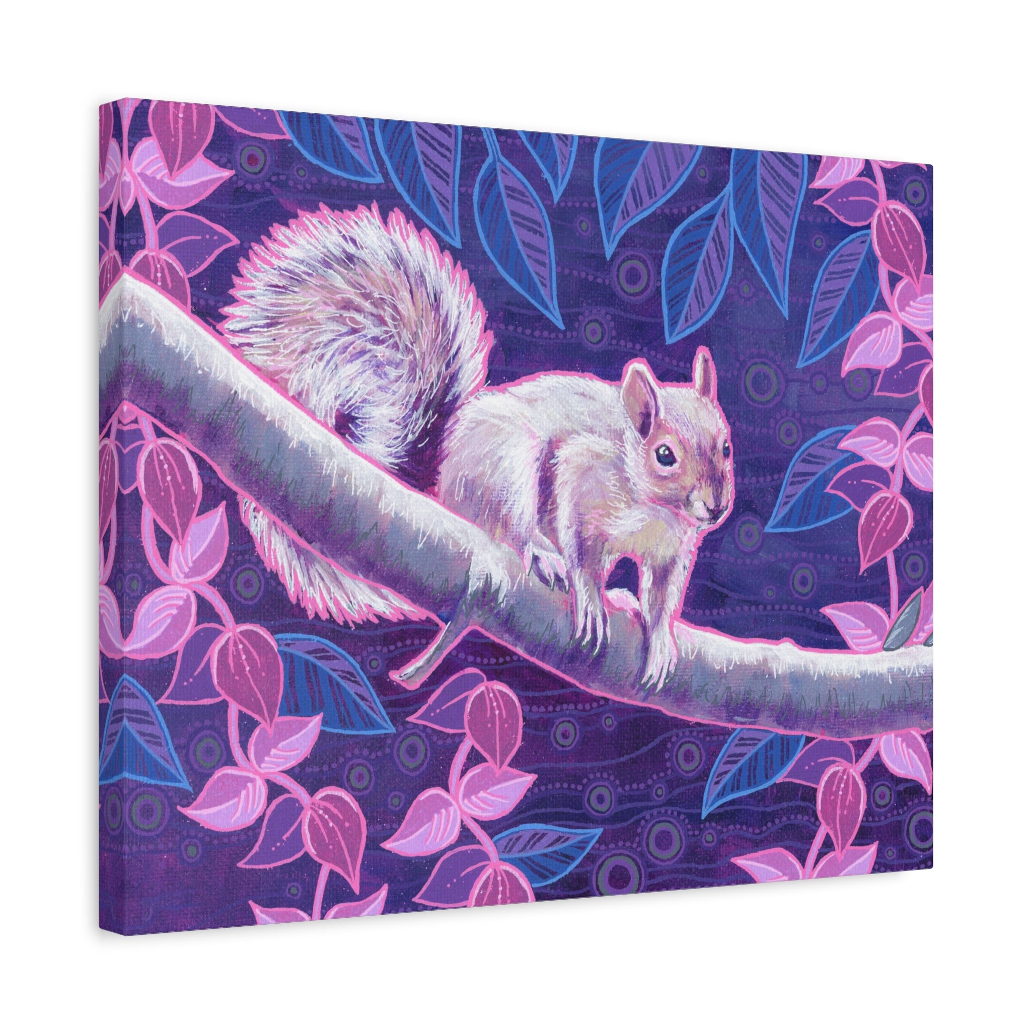 Shy Squirrel Canvas Print