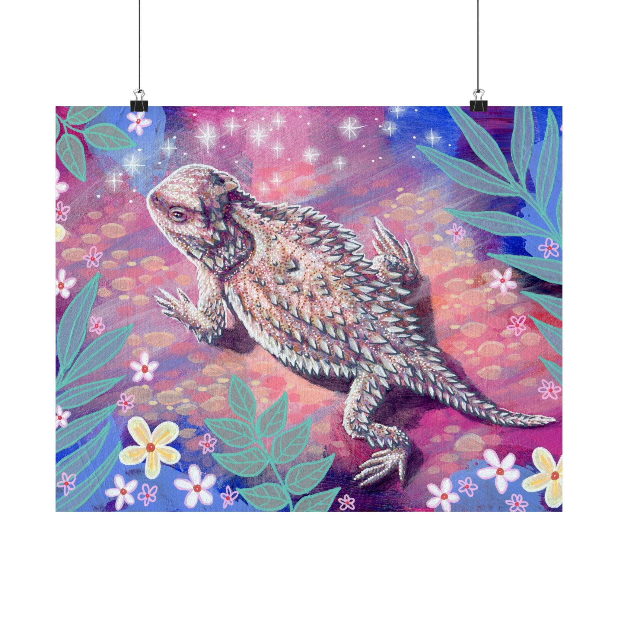 Horny Toad Poster Print