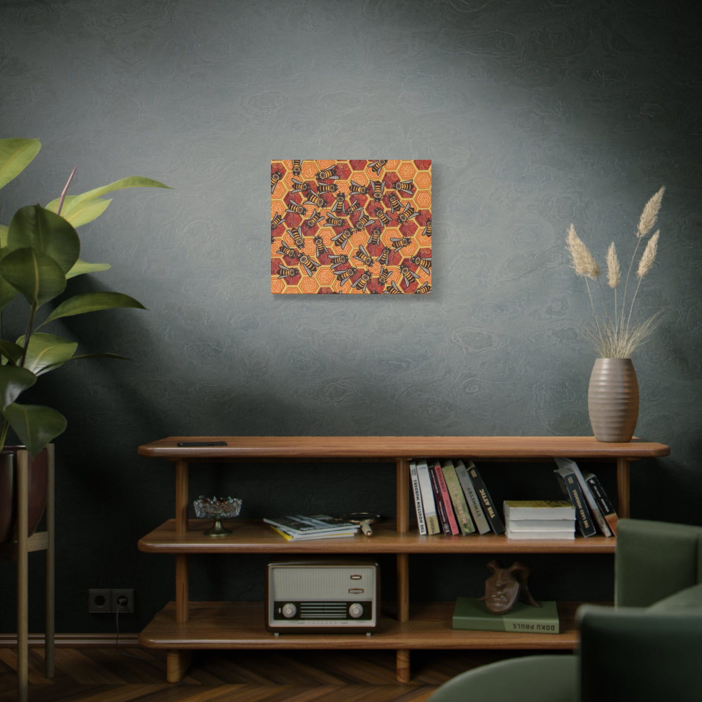 Honeycomb Harmony Canvas Print