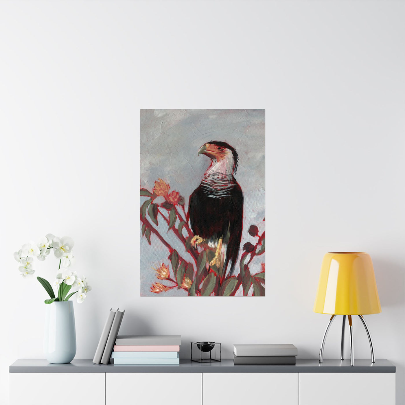 Crested Caracara Poster Print