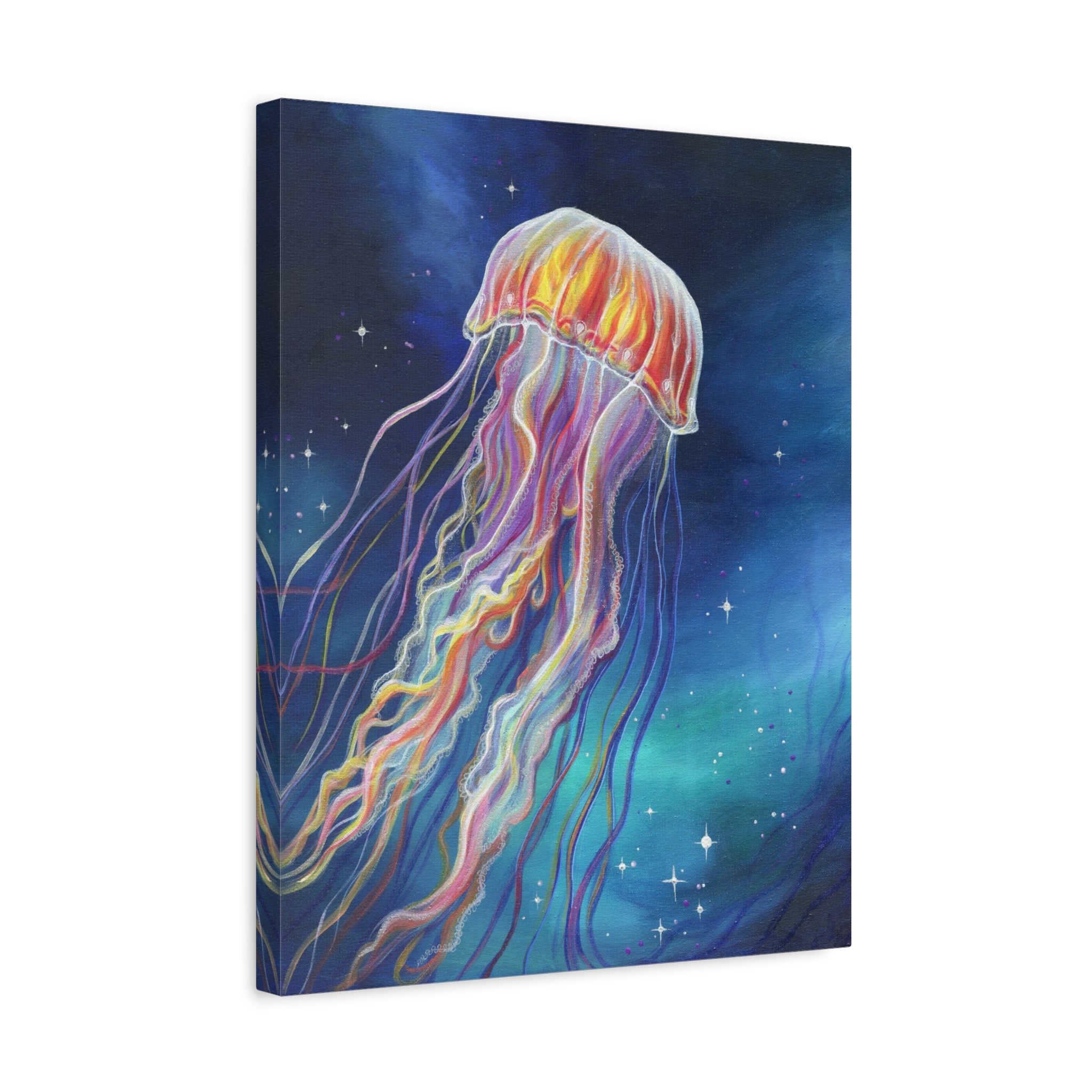 Ethereal Jellyfish Canvas Print