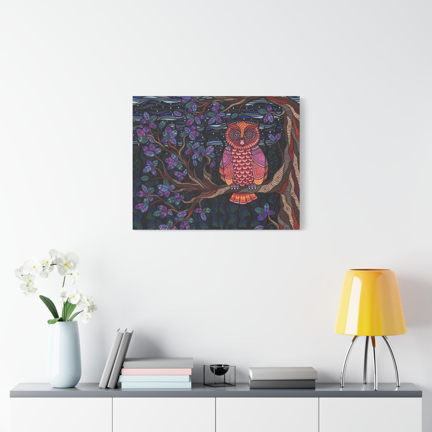 Owl Tree Canvas Print