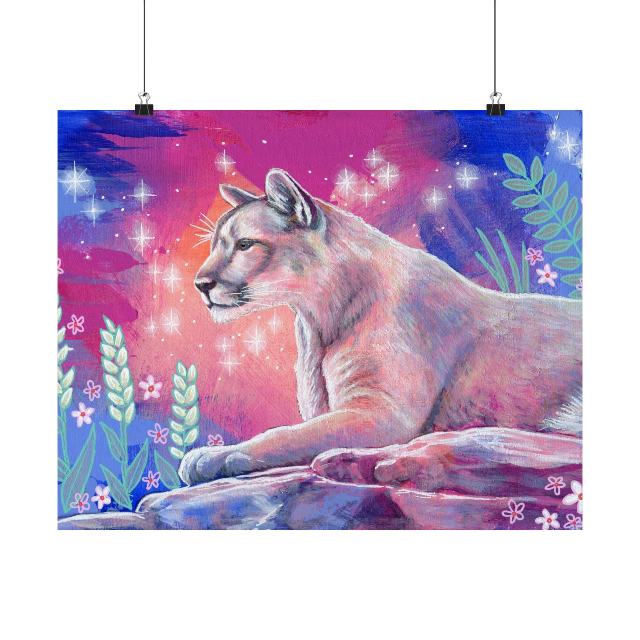 The Cougar Poster Print