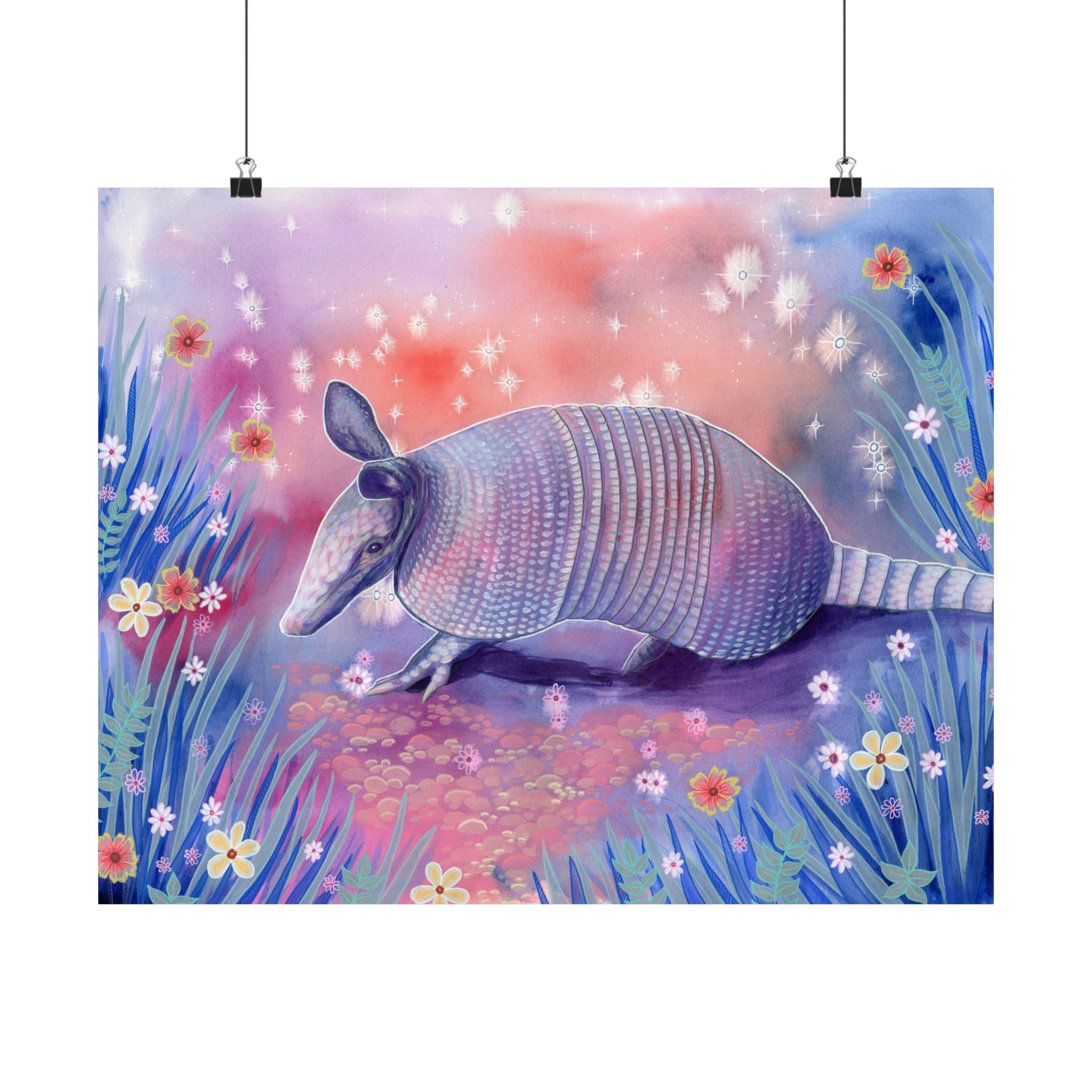 The Armadillo Poster Print