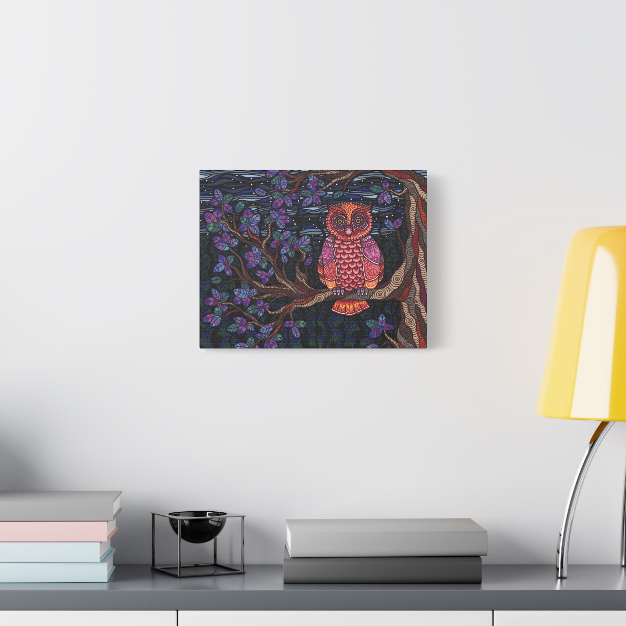 Owl Tree Canvas Print